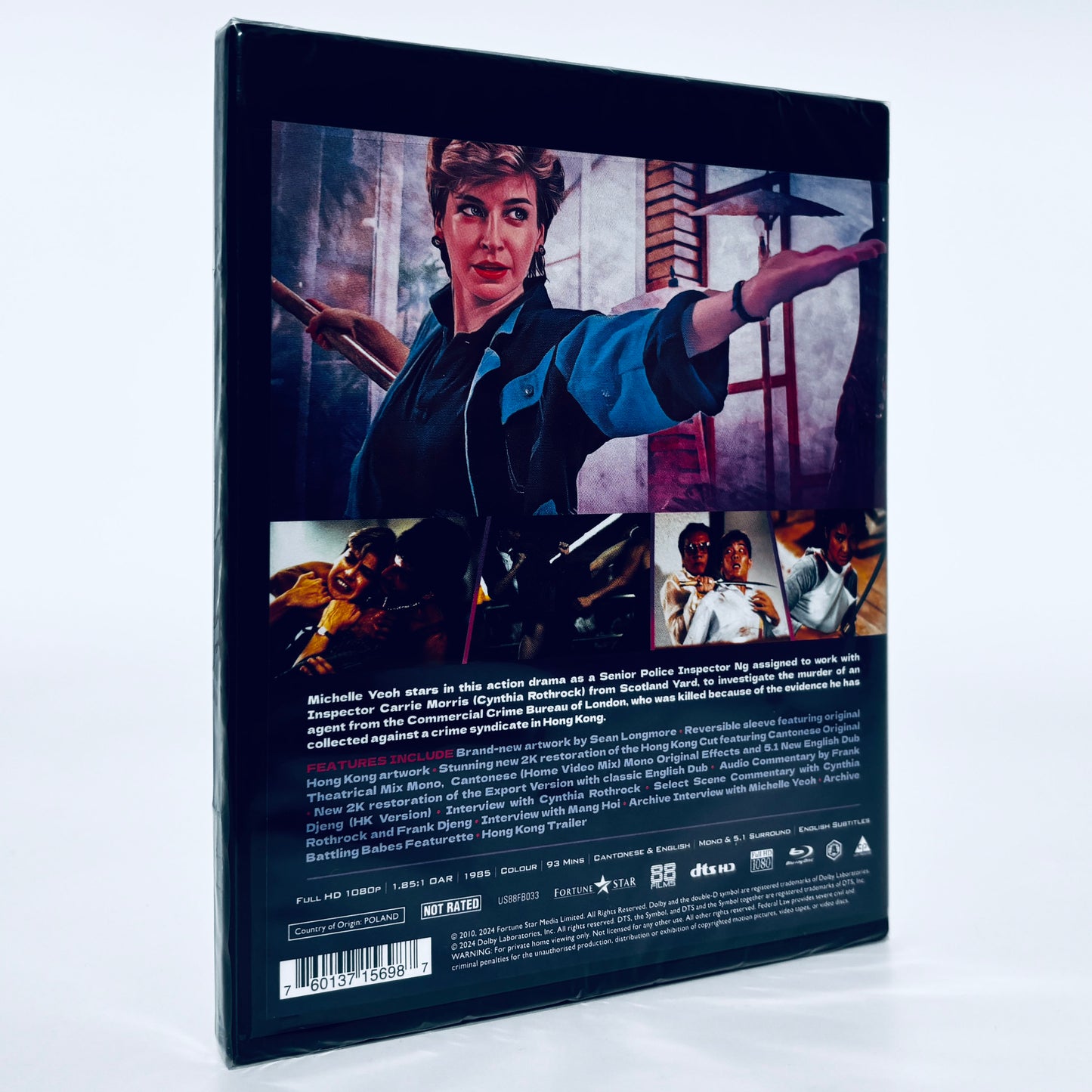 Yes Madam Michelle Yeoh Cynthia Rothrock Blu-ray 88 Films Police Assassins