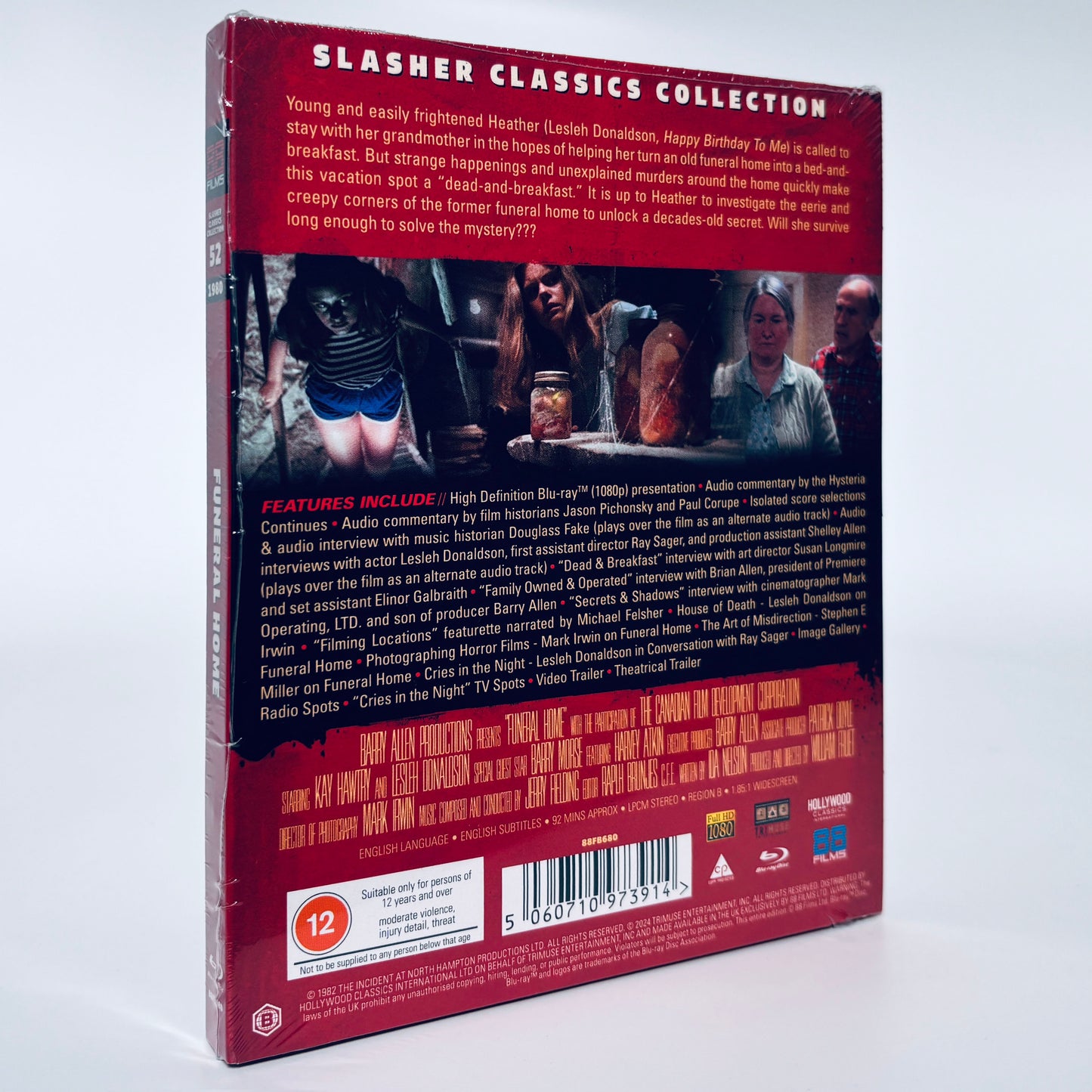 Funeral Home Cries in the Night Blu-ray Slipcase Region B 88 Films UK 1980