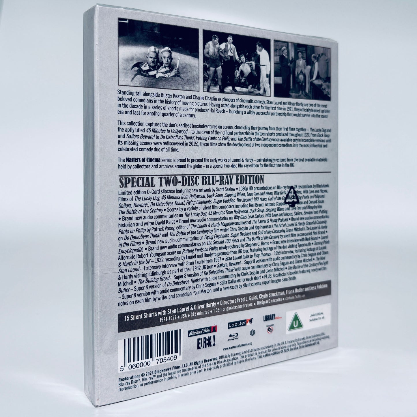 Laurel and Hardy The Silent Years Blu-ray 2-Disc Eureka UK 1927