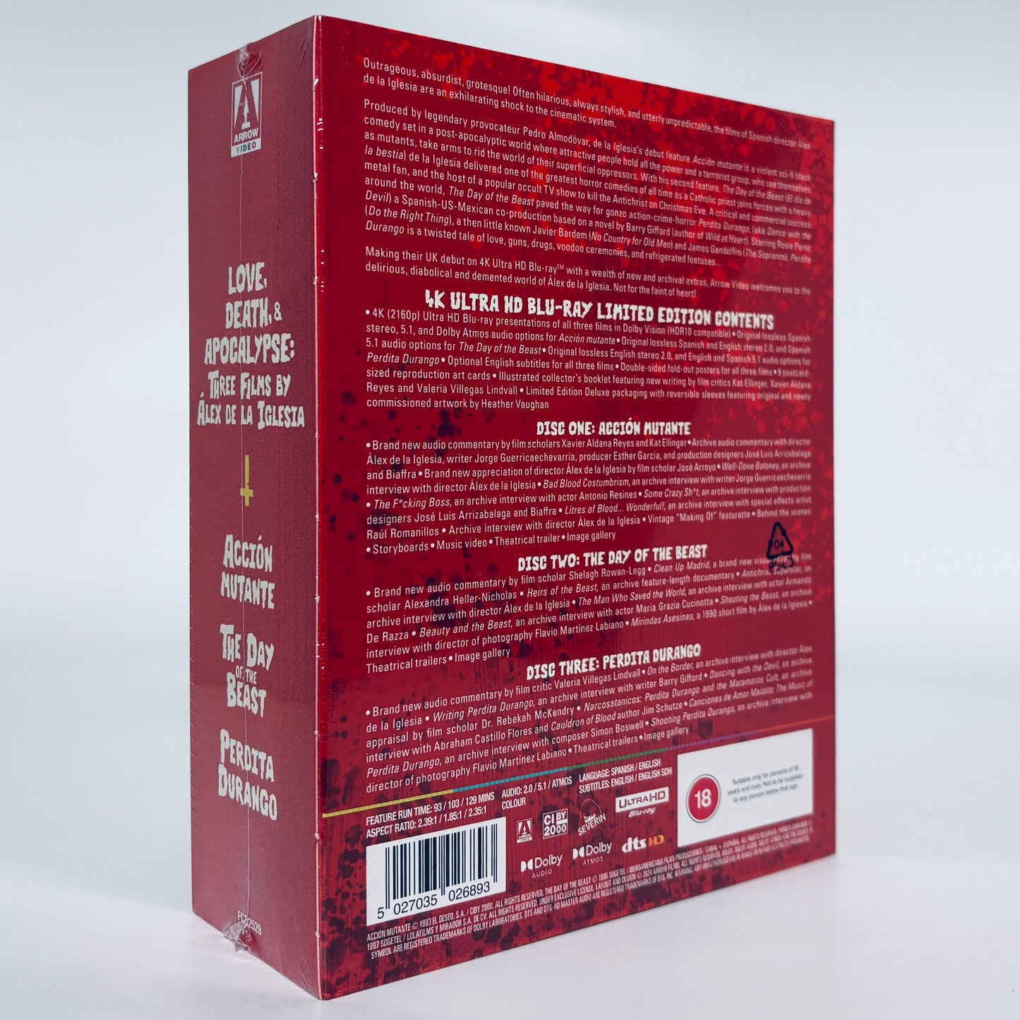 Love Death & Apocalypse three Films by Alex de la Igle 4K Ultra HD Blu-ray UHD