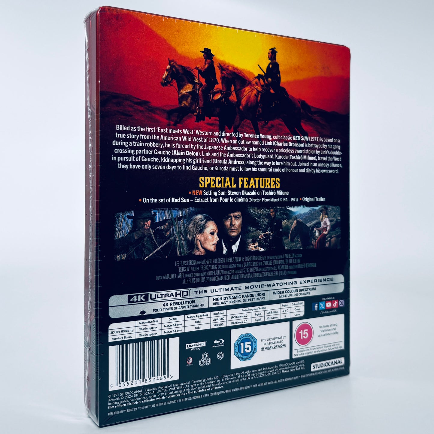 Red Sun 4K Ultra HD Blu-ray HD Studio Canal Charles Bronson Toshiro Mifune