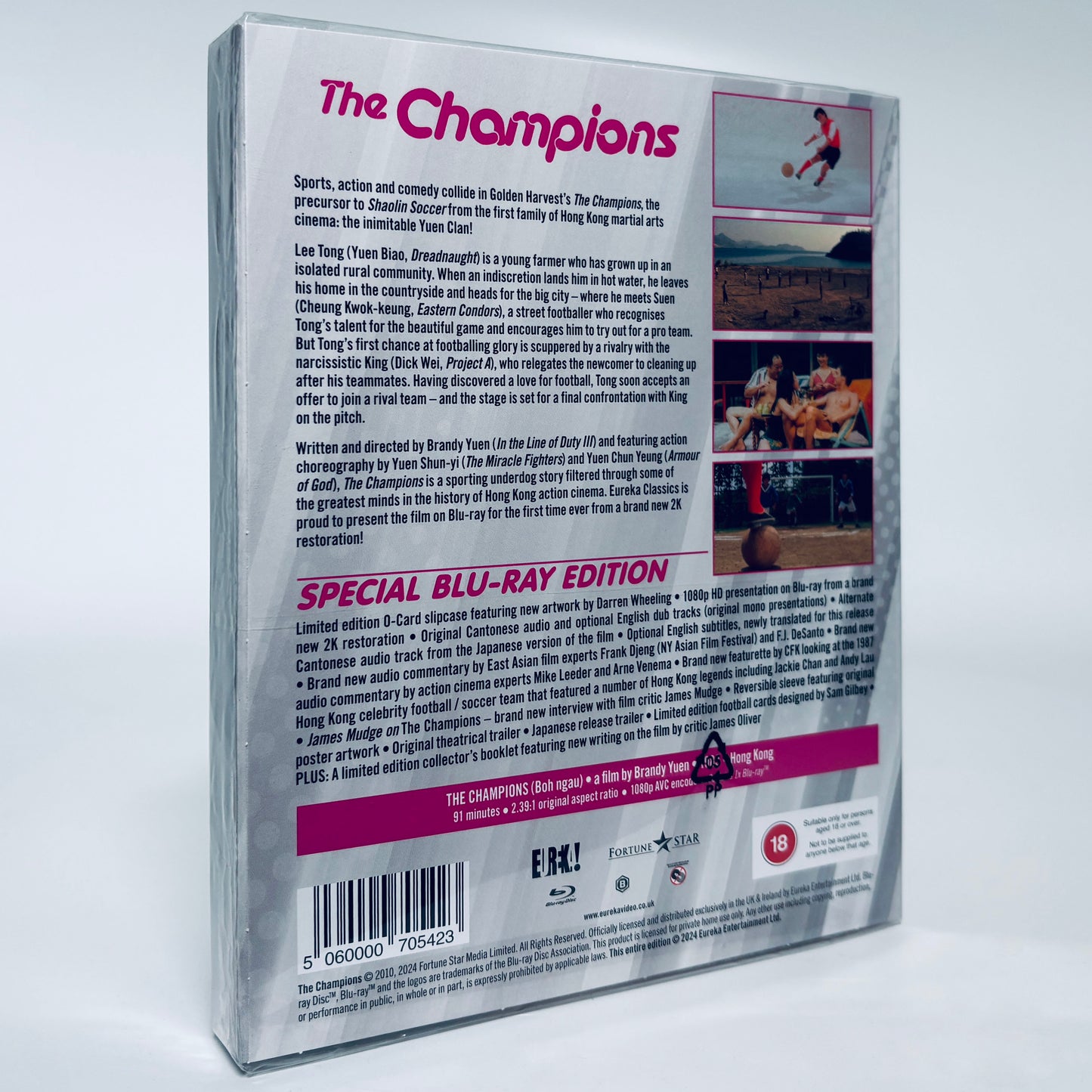 Champions Yuen Biao Blu-ray 1983 Brandy Yuen Eureka Golden Harvest Dick Wei