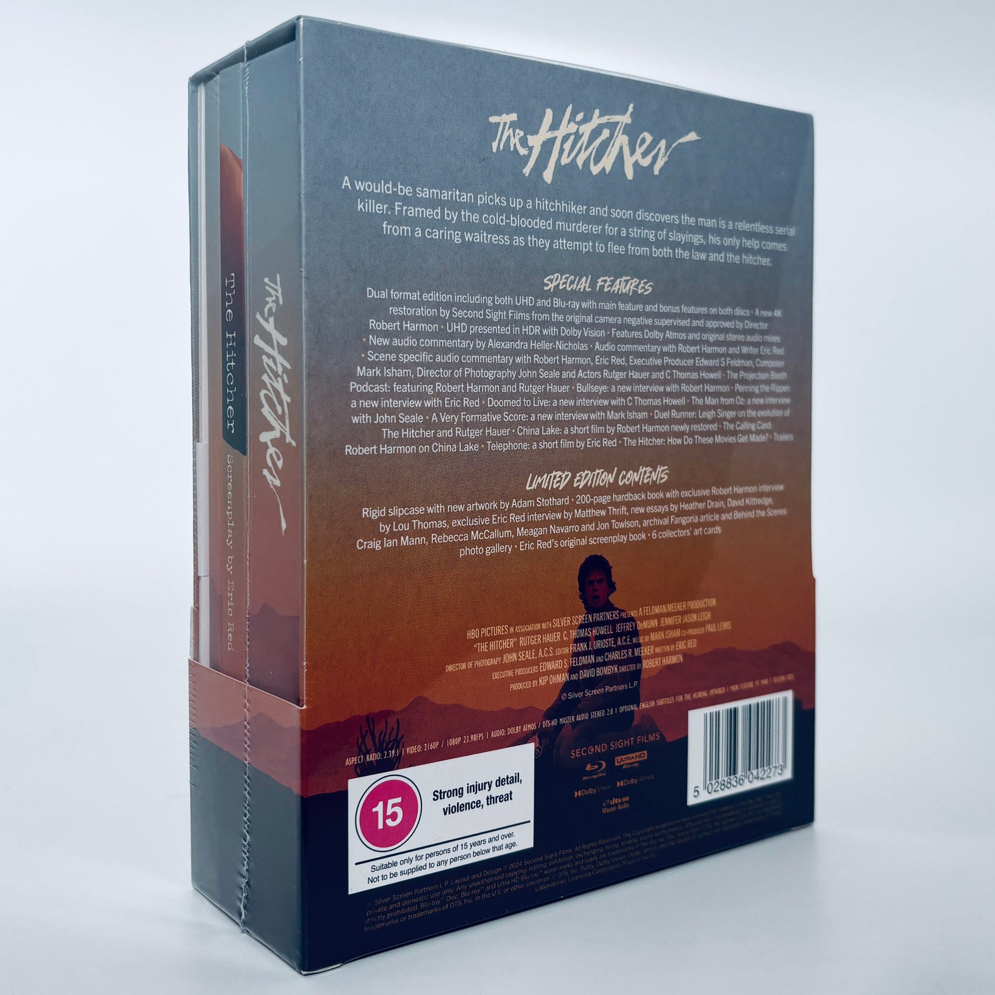 The Hitcher 4K Ultra HD Blu-ray UHD 1986 Second Sight Limited Edition