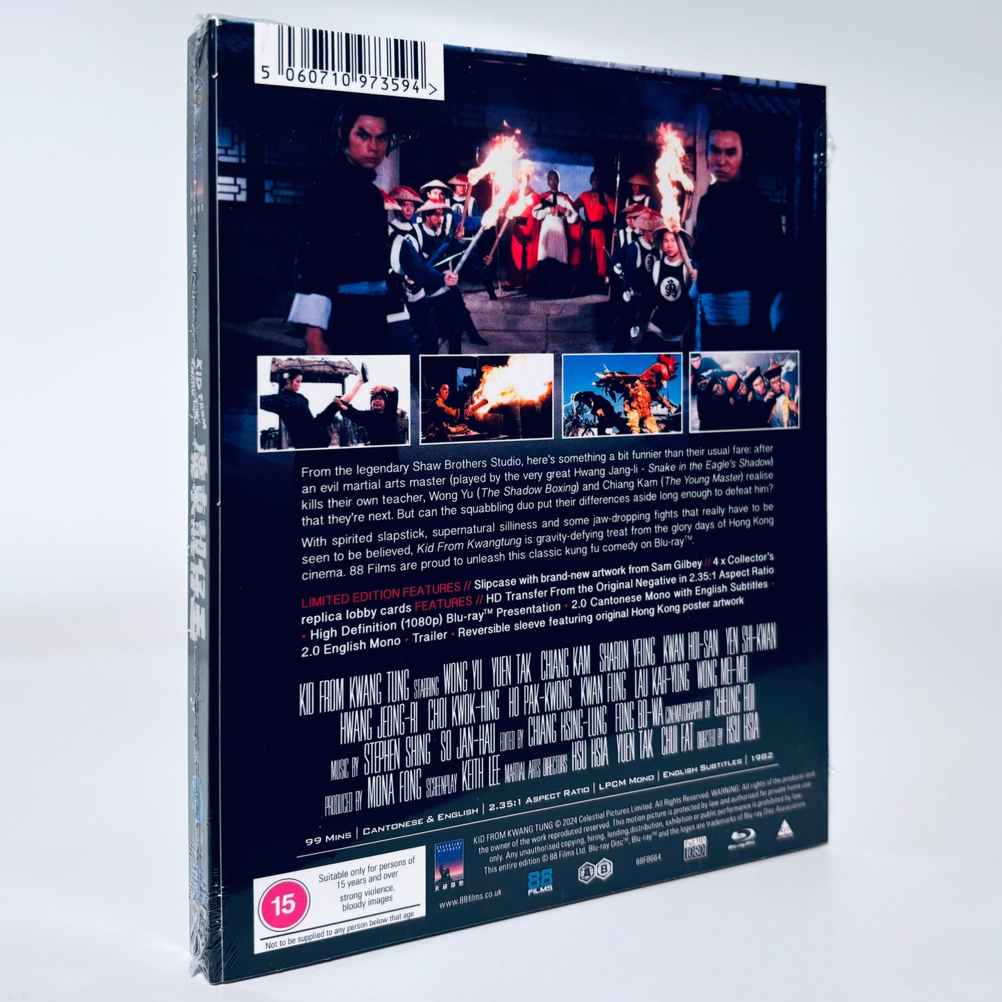 Kid From Kwangtung Blu-ray Shaw Bros Brothers Limited 88 Films Hwang Jang-lee