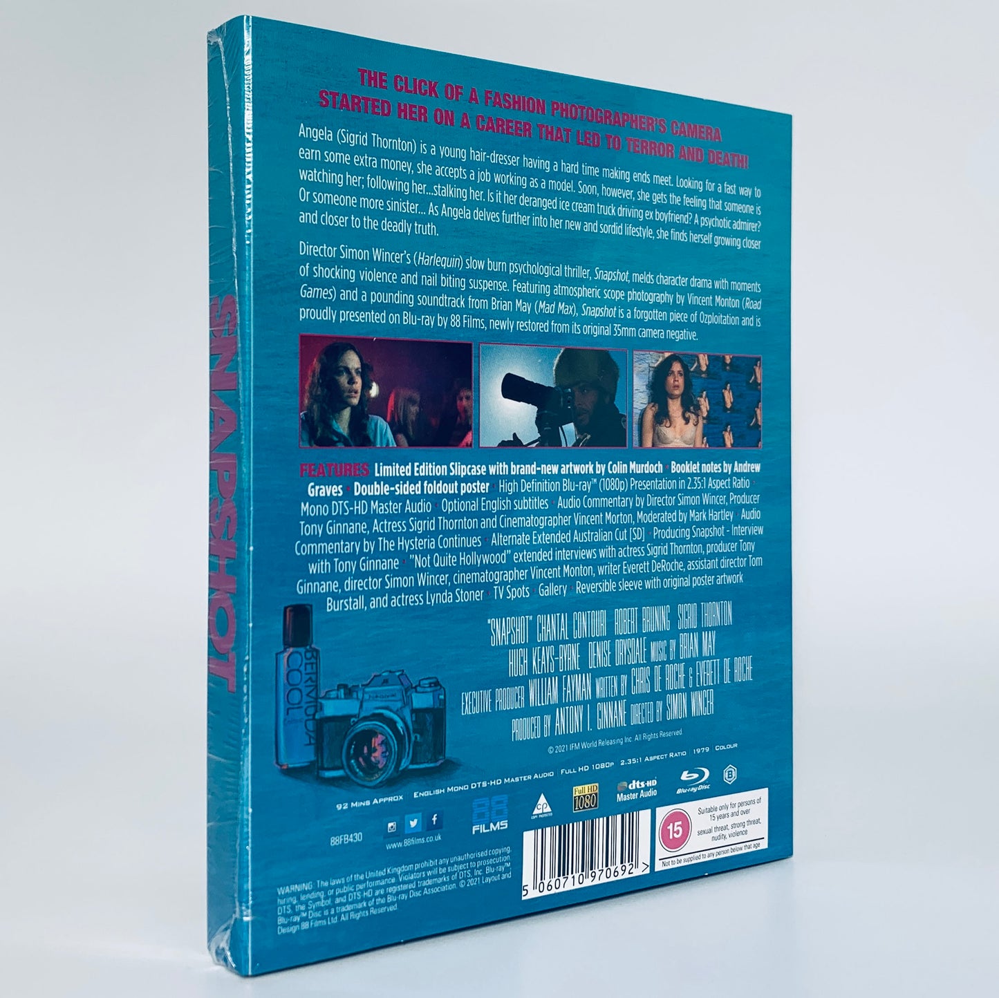 Snapshot Snap Shot Slipcase Region B Blu-ray 88 Films Snap Shot The Day After Halloween