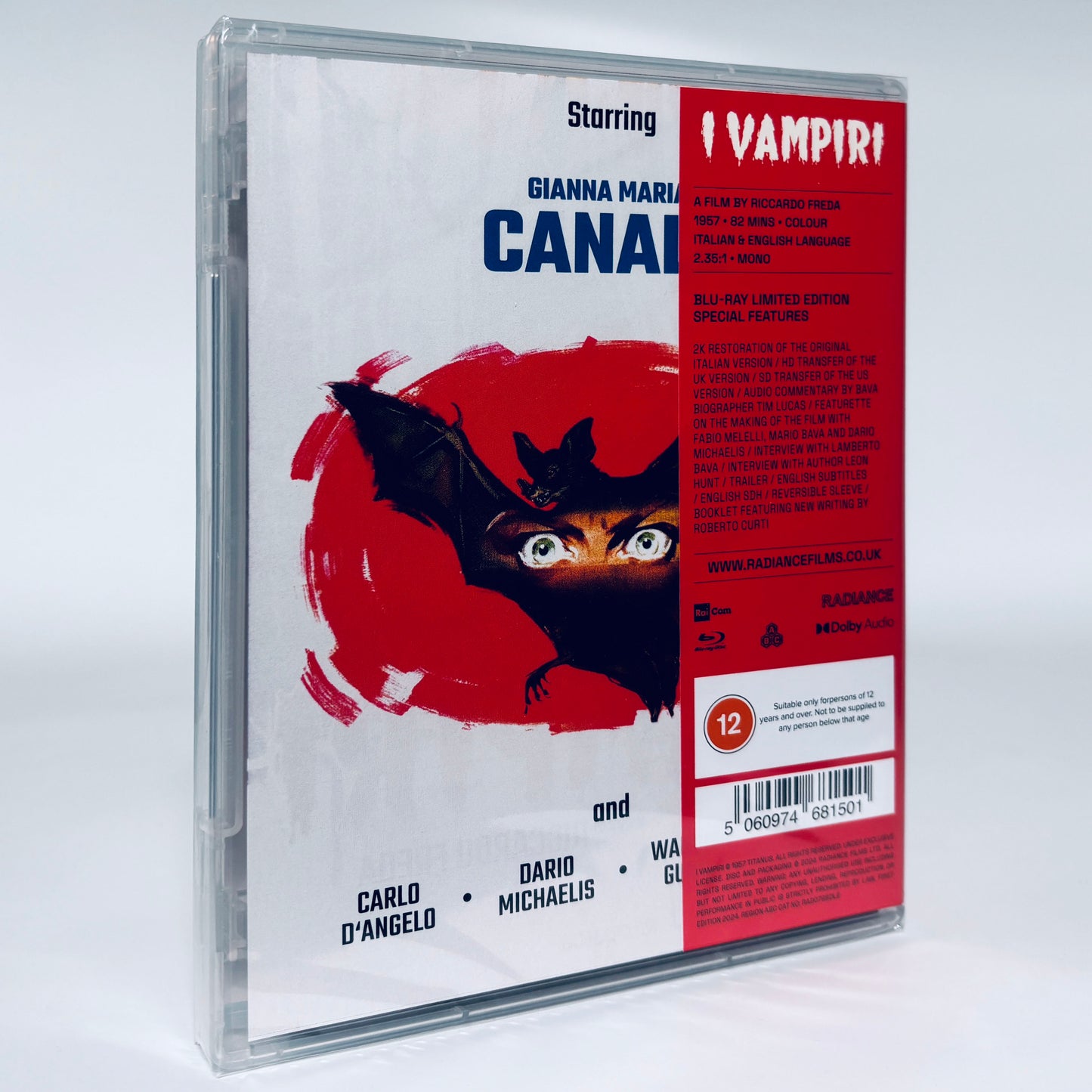 I Vampiri 1957 Lust of the Vampire Blu-ray Radiance Mario Bava Riccardo Freda
