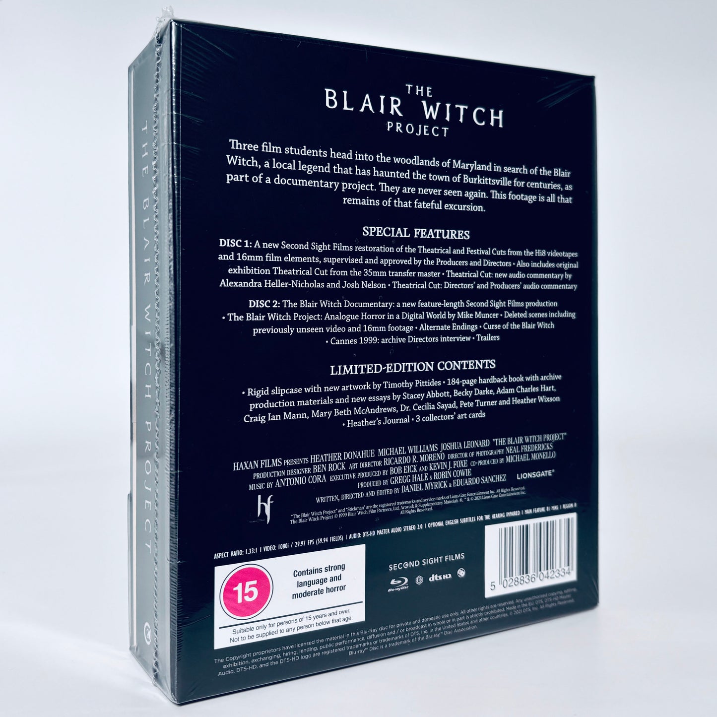 The Blair Witch Project Blu-ray 2-Disc Limited Edition Second Sight 1999