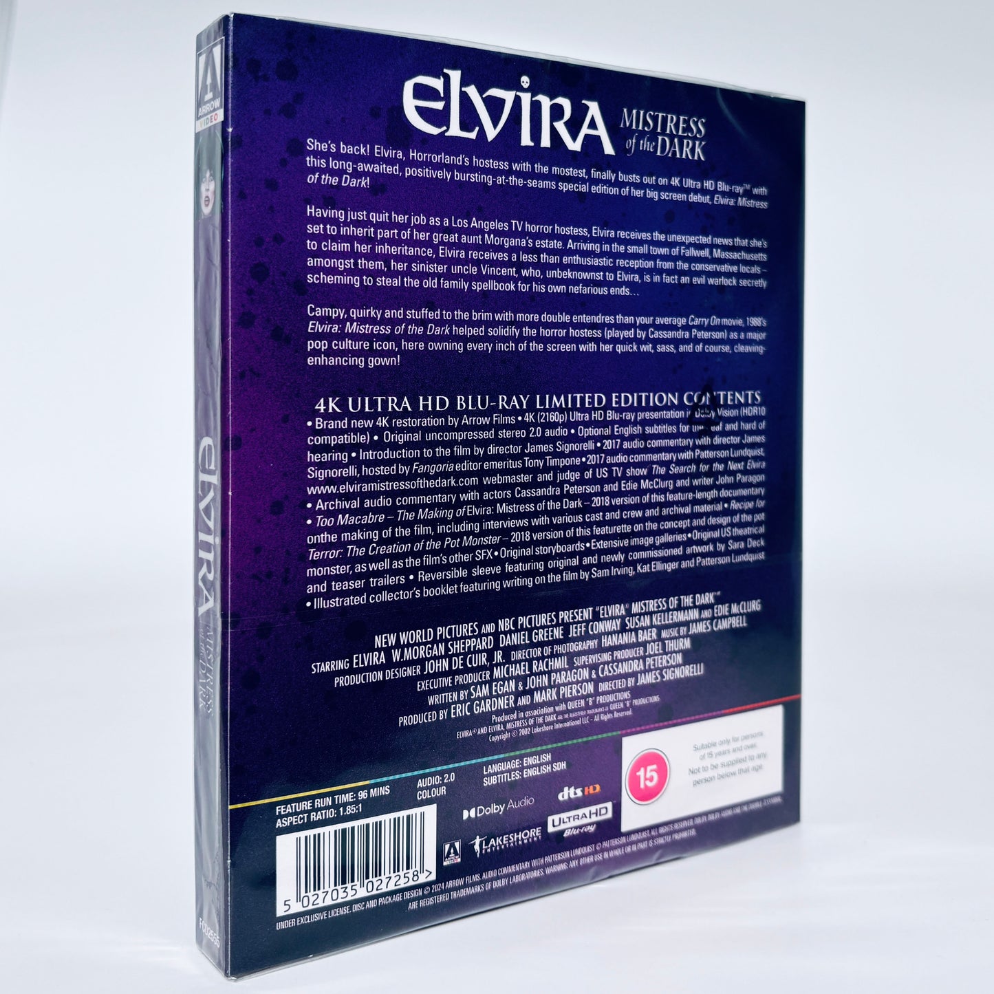 Elvira Mistress of the Dark UHD 4K Ultra HD 1988 Blu-ray Cassandra Peterson