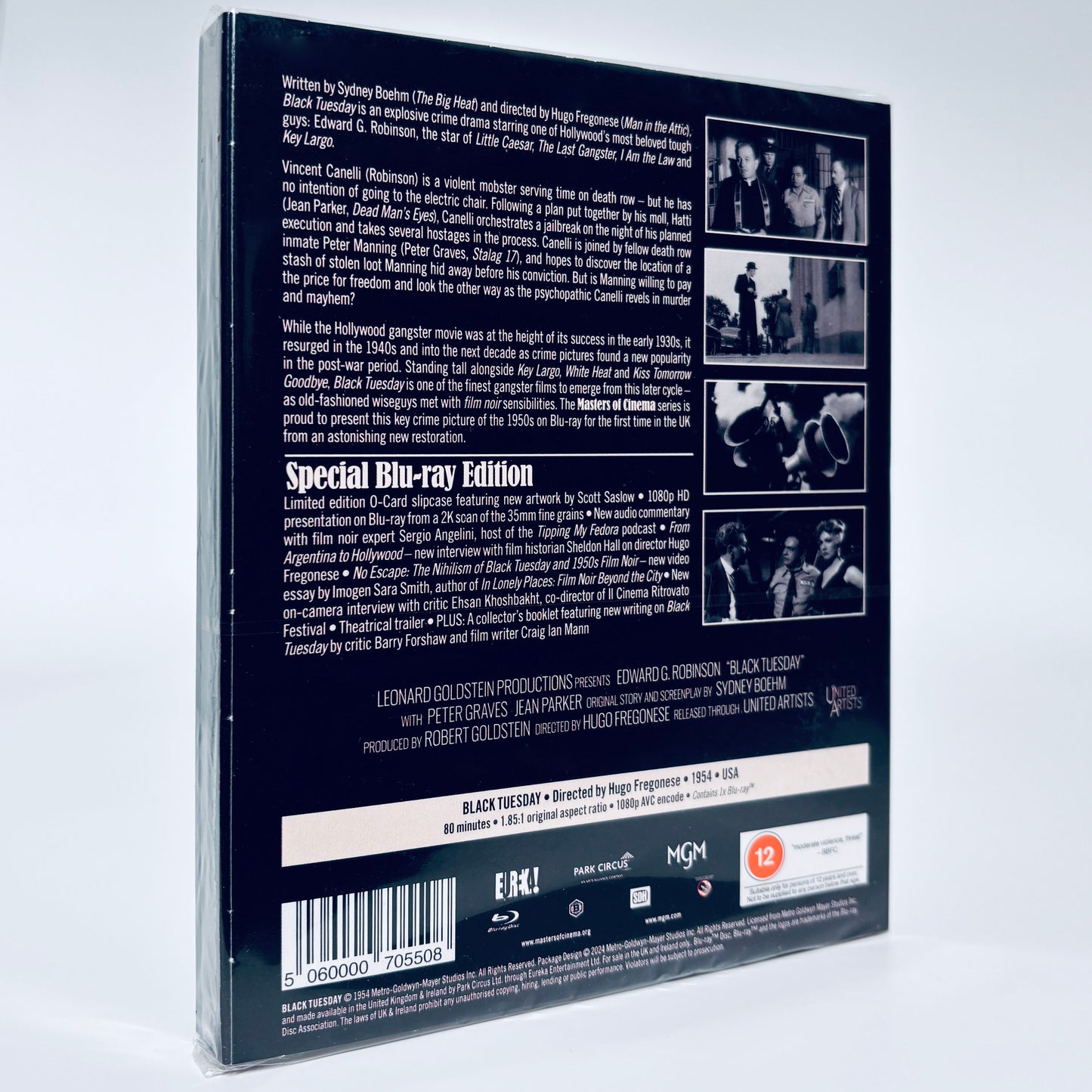Black Tuesday Blu-ray Eureka 1954 Edward G Robinson Hugo Fregonese