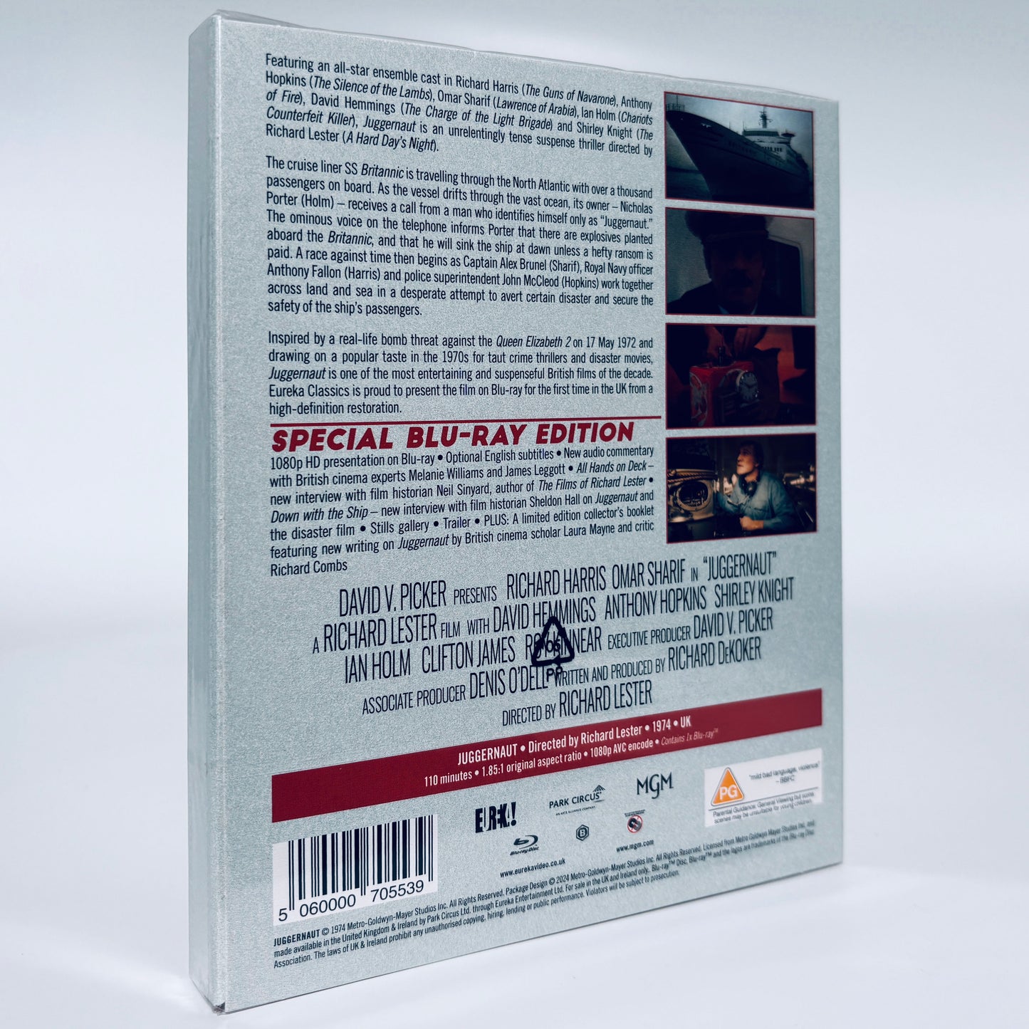 Juggernaut Blu-ray Eureka 1974 Richard Harris Richard Lester Anthony Hopkins