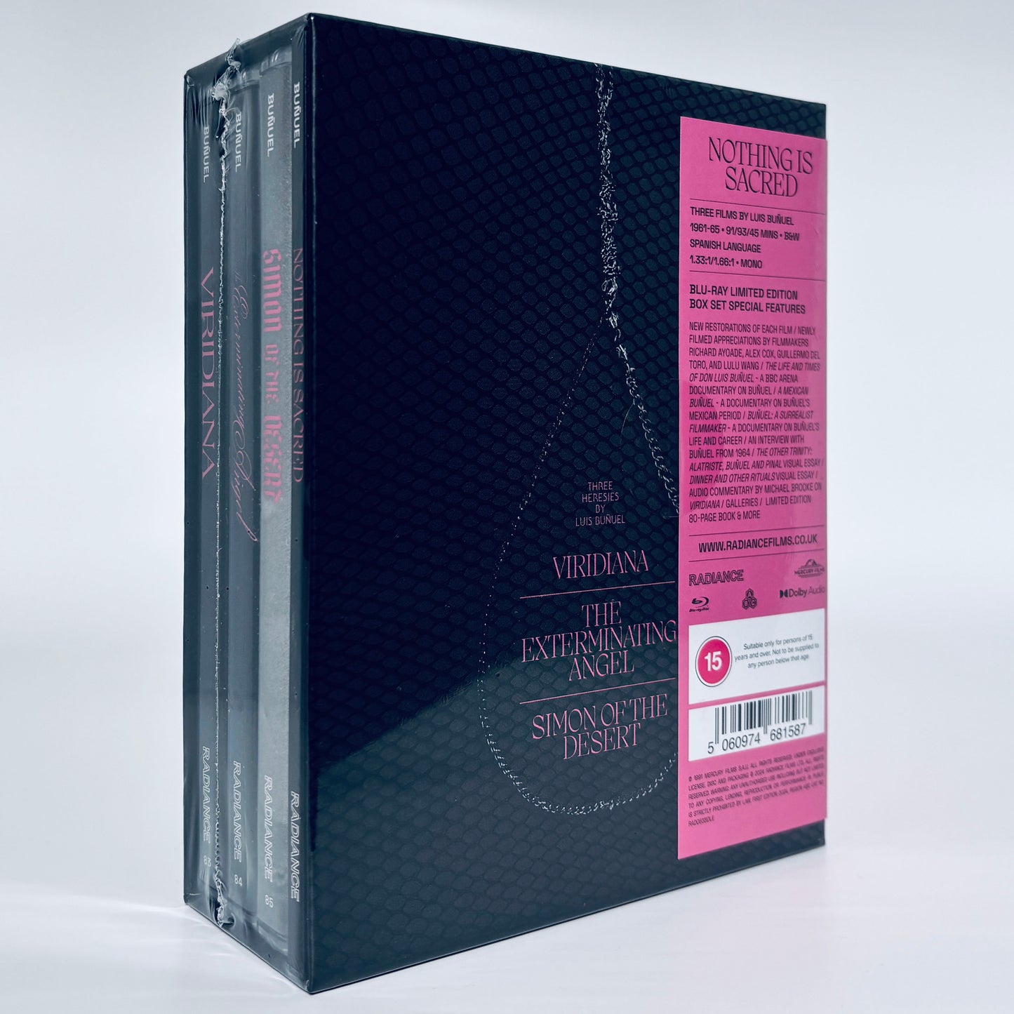 Nothing is Sacred Three Heresies by Luis Buñuel Blu-ray Radiance bunel Viridiana Exterminating Angel Simon of the Desert