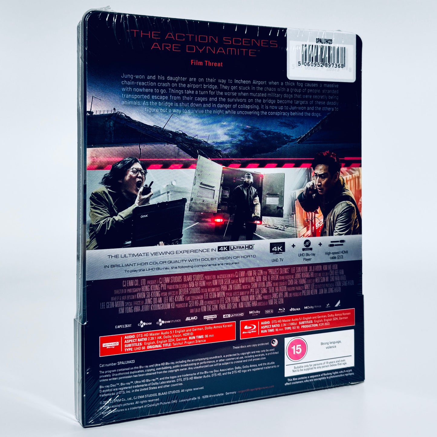 Project Silence 4K Ultra HD Blu-ray Steel Book SteelBook Capelight Korean