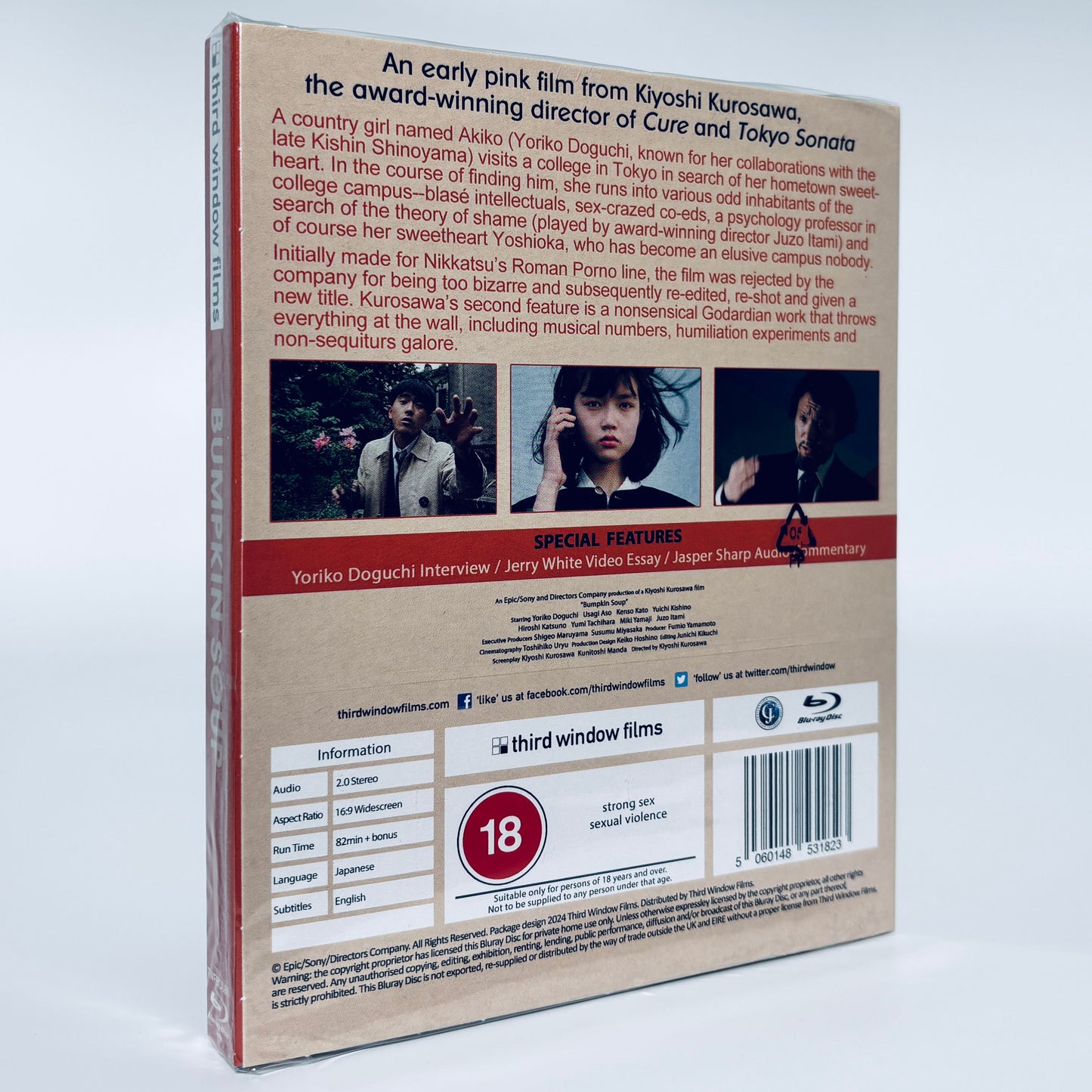 Bumpkin Soup Blu-ray Third Window Films Japanese Erotic Kiyoshi Kurosawa