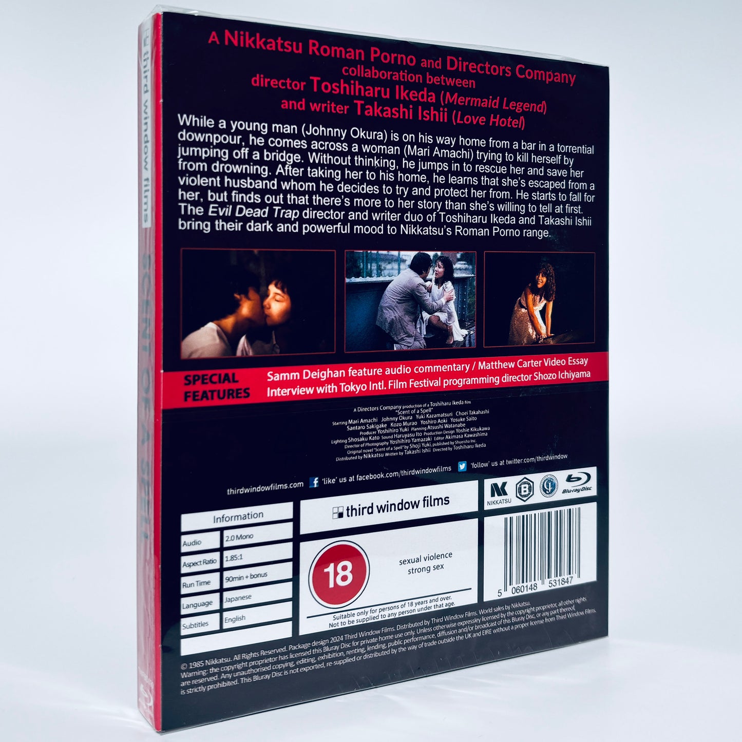 Scent of a Spell Blu-ray Third Window Films Japanese Toshiharu Ikeda Nikkatsu