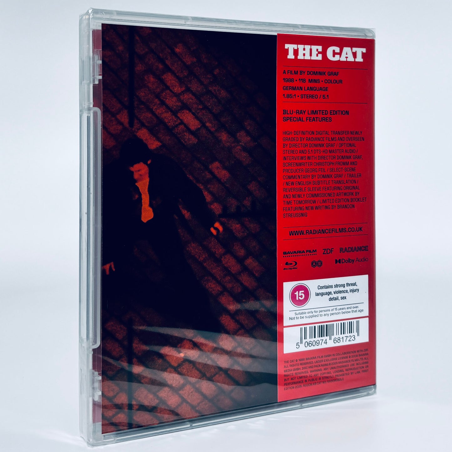 The Cat Blu-ray 1988 Radiance Die Katze Dominik Graf Götz George Heist Germany