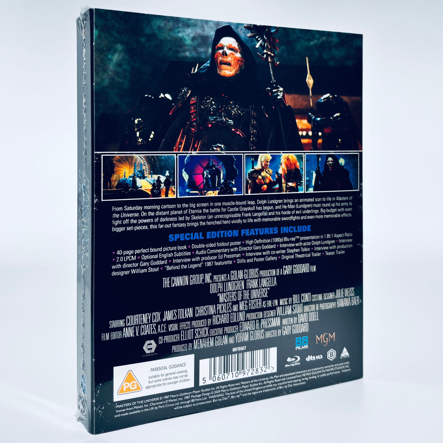 Masters of the Universe Blu-ray 88 Films Dolph Lundgren He-Man MOTU 1987