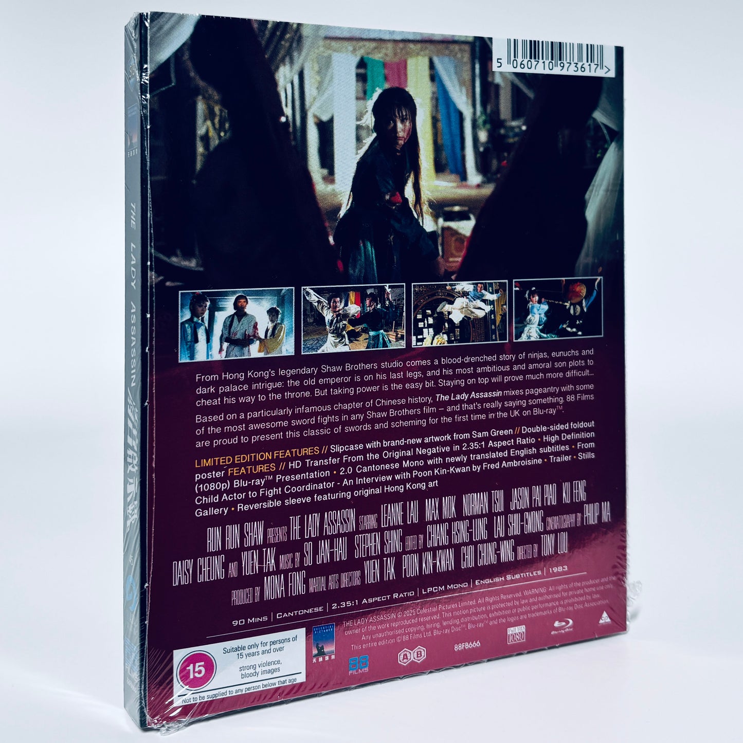 Lady Assassin Blu-ray 88 Films Shaw Brothers Martial Arts Kung Fu The