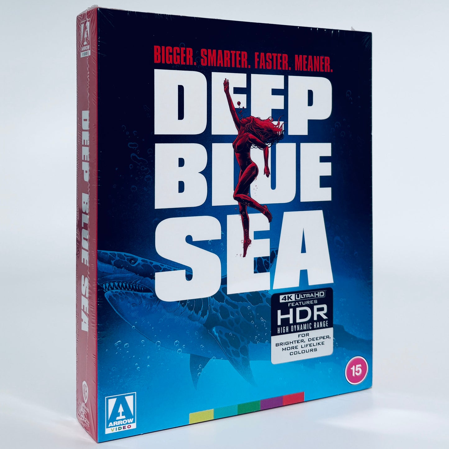 Deep Blue Sea 4K Ultra HD UHD Arrow Blu-ray 1999 Renny Harlin