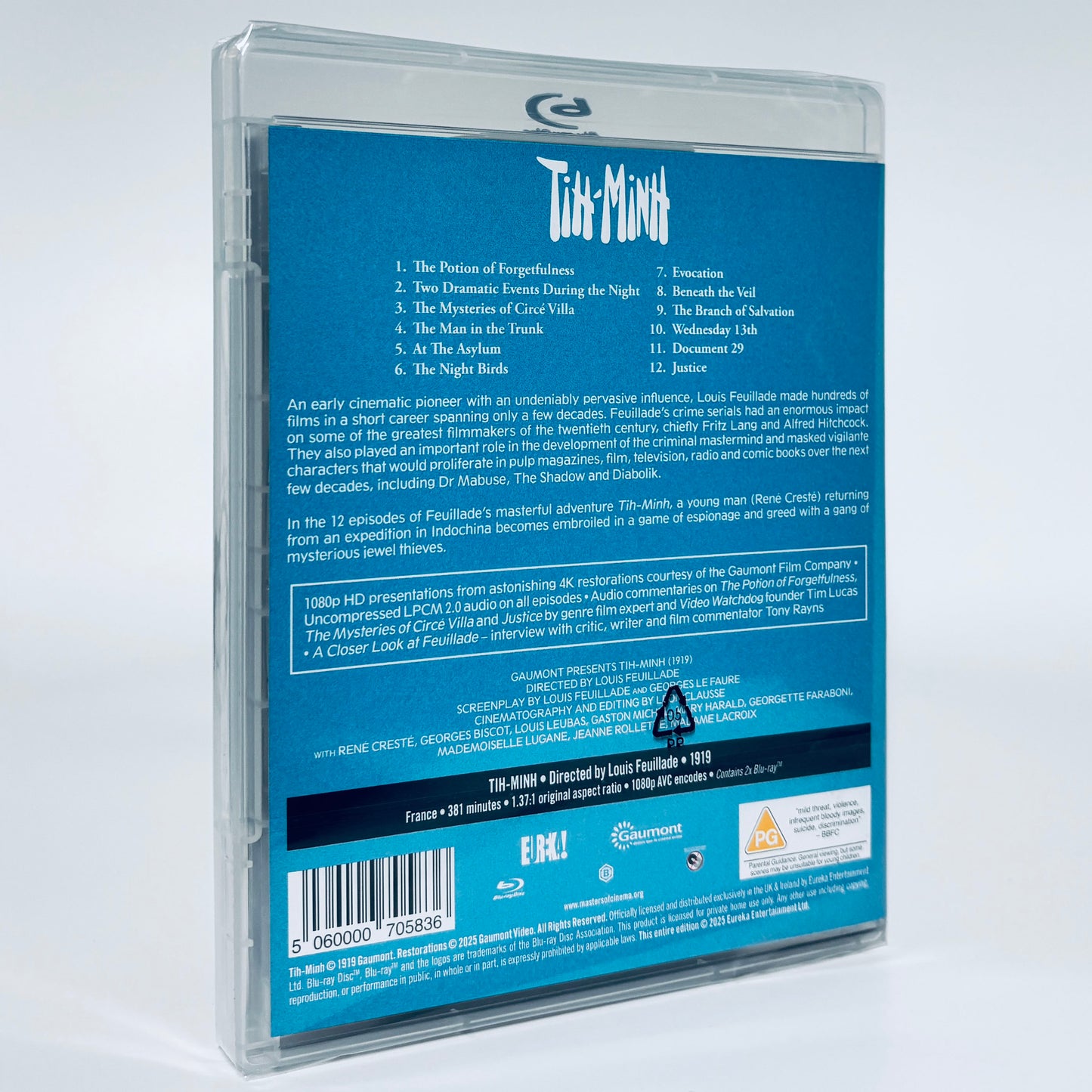 Tih-Minh Blu-ray 2-Disc Eureka Louis Feuillade 1918 René Cresté Tih Minh