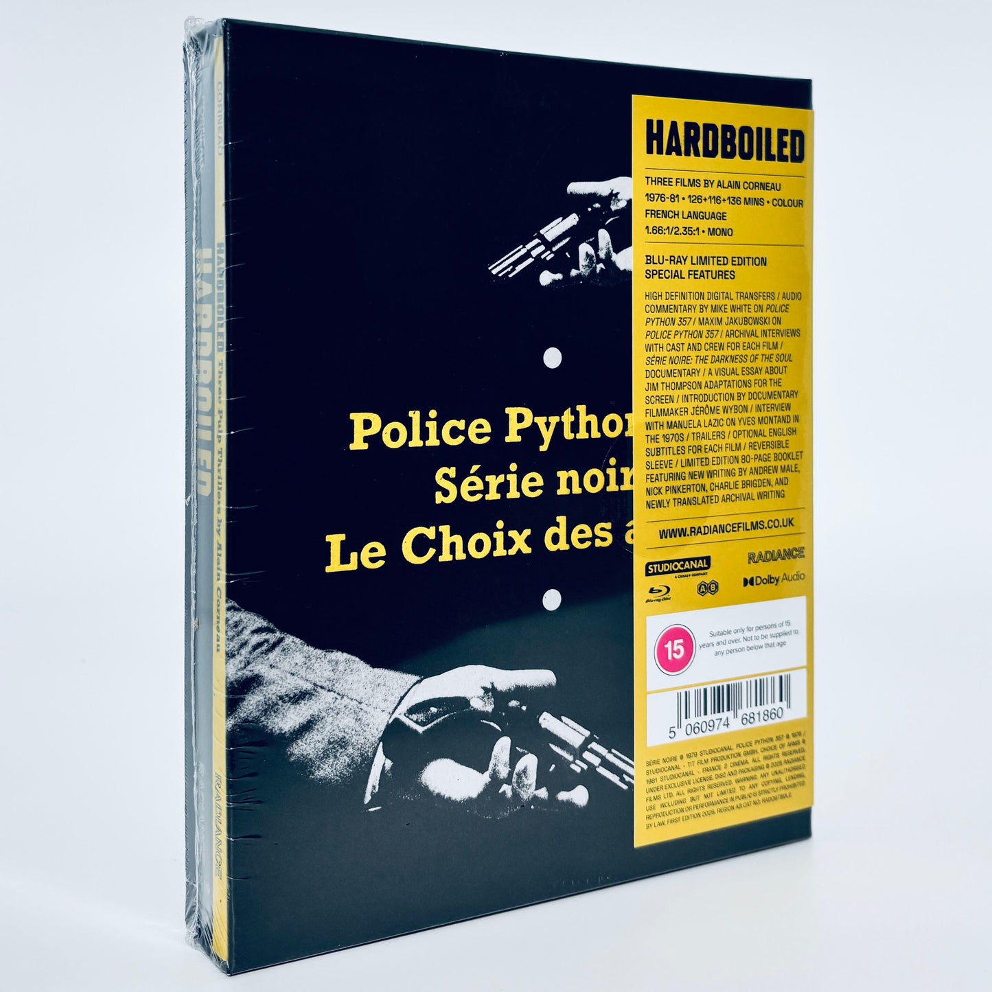 Hardboiled Blu-ray Hard Boiled Radiance Choice of Arms Police Python 357
