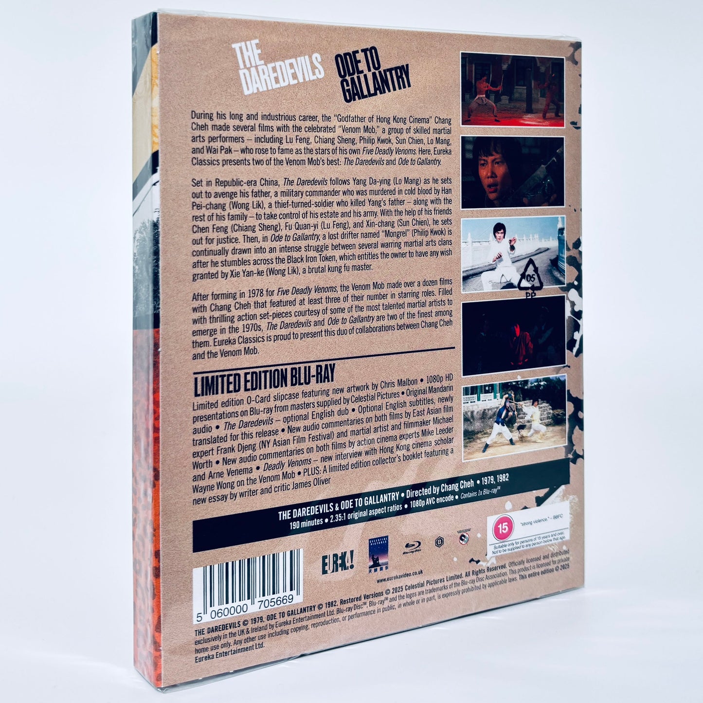 The Daredevils Blu-ray Ode To Gallantry Eureka Kung Fu Shaw Bros Brothers