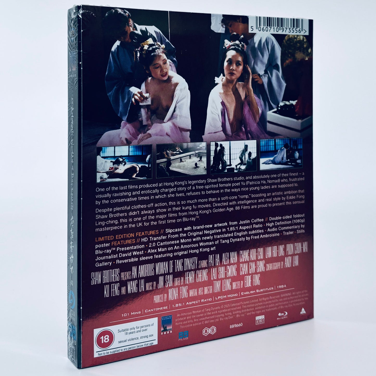 An Amorous Woman of Tang Dynasty Blu-ray 88 Films Shaw Brothers