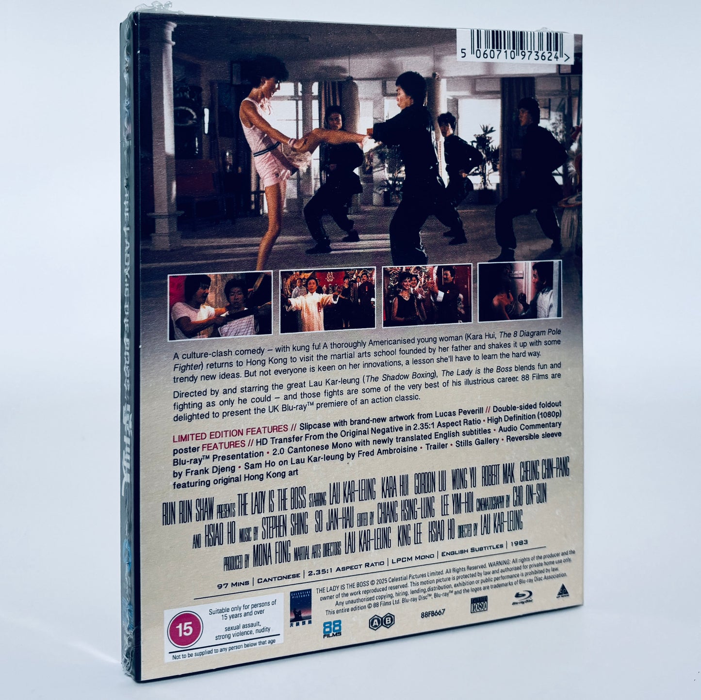 The Lady is the Boss Blu-ray 88 Films Kara Hui Shaw Brothers Kung Fu Gordon Liu