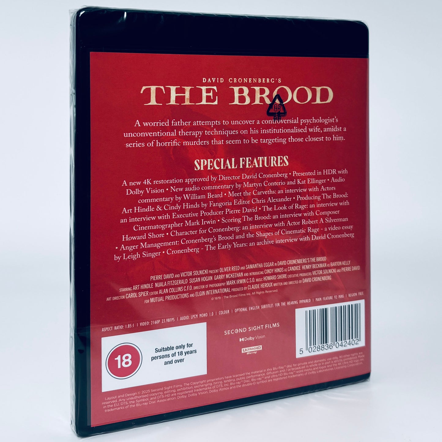 The Brood 1979 4K Ultra HD Blu-ray Second Sight Standard David Cronenberg
