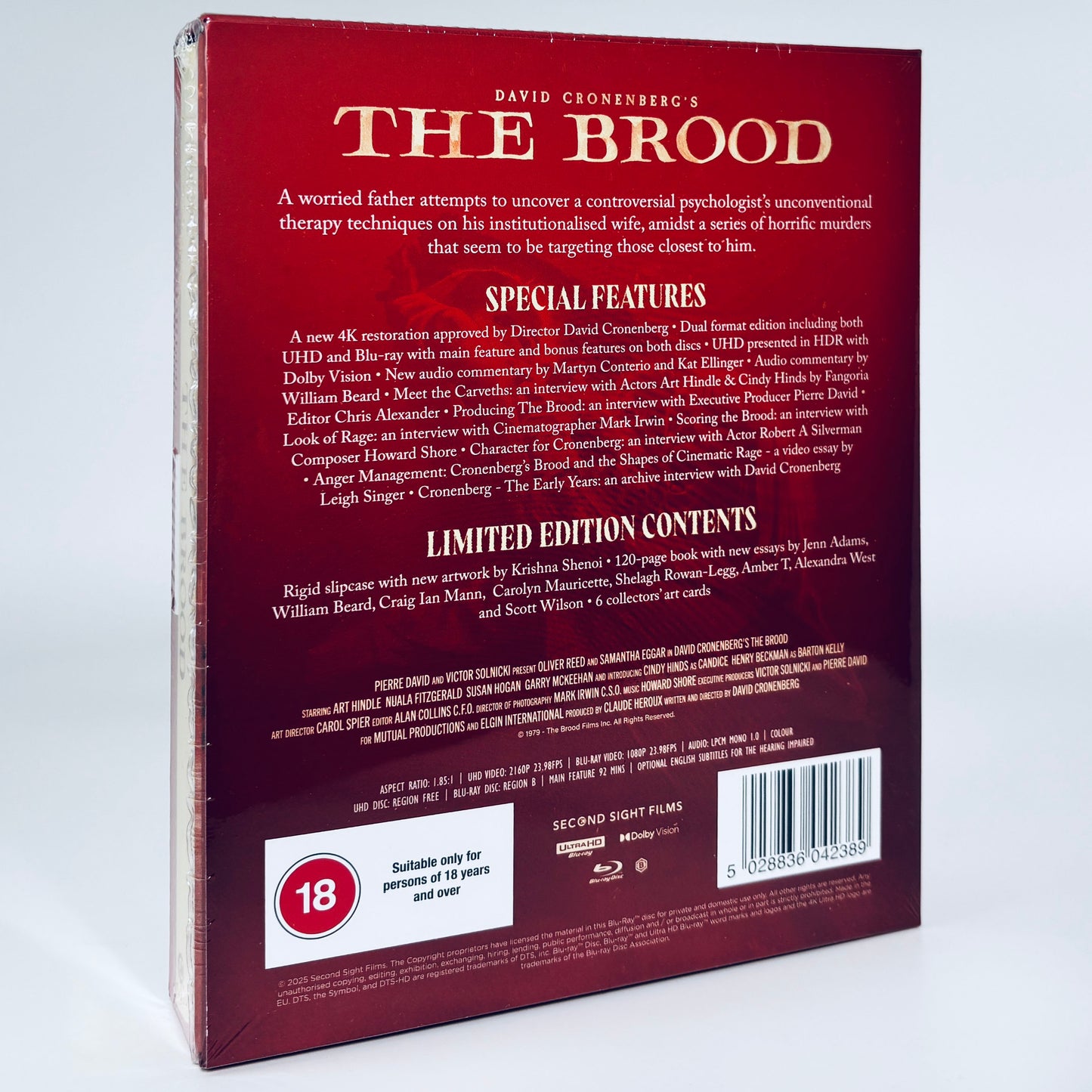 The Brood 1979 4K Ultra HD Blu-ray Second Sight Limited Edition David Cronenberg