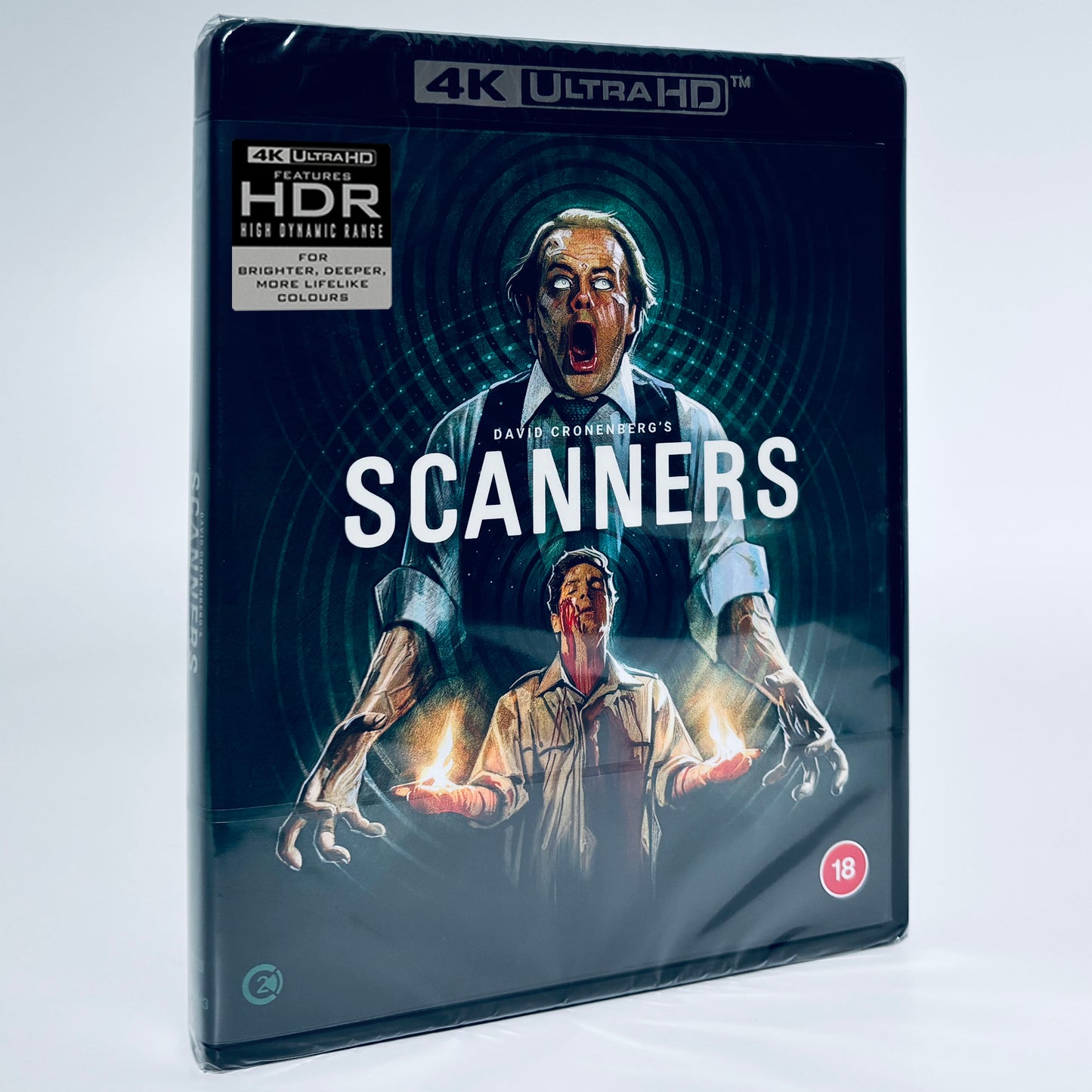 Scanners 1981 4K Ultra HD Blu-ray Second Sight Standard Edition David Cronenberg