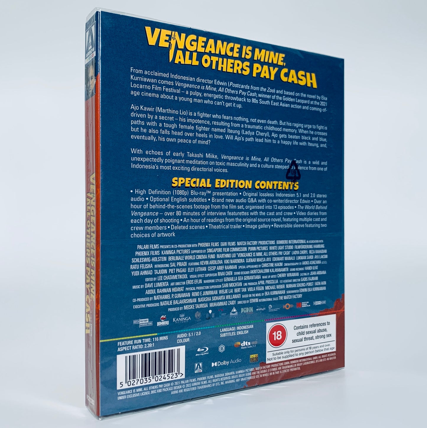 Vengeance Is Mine All Others Pay Cash Raid Region B Blu-ray Arrow Films New Raid