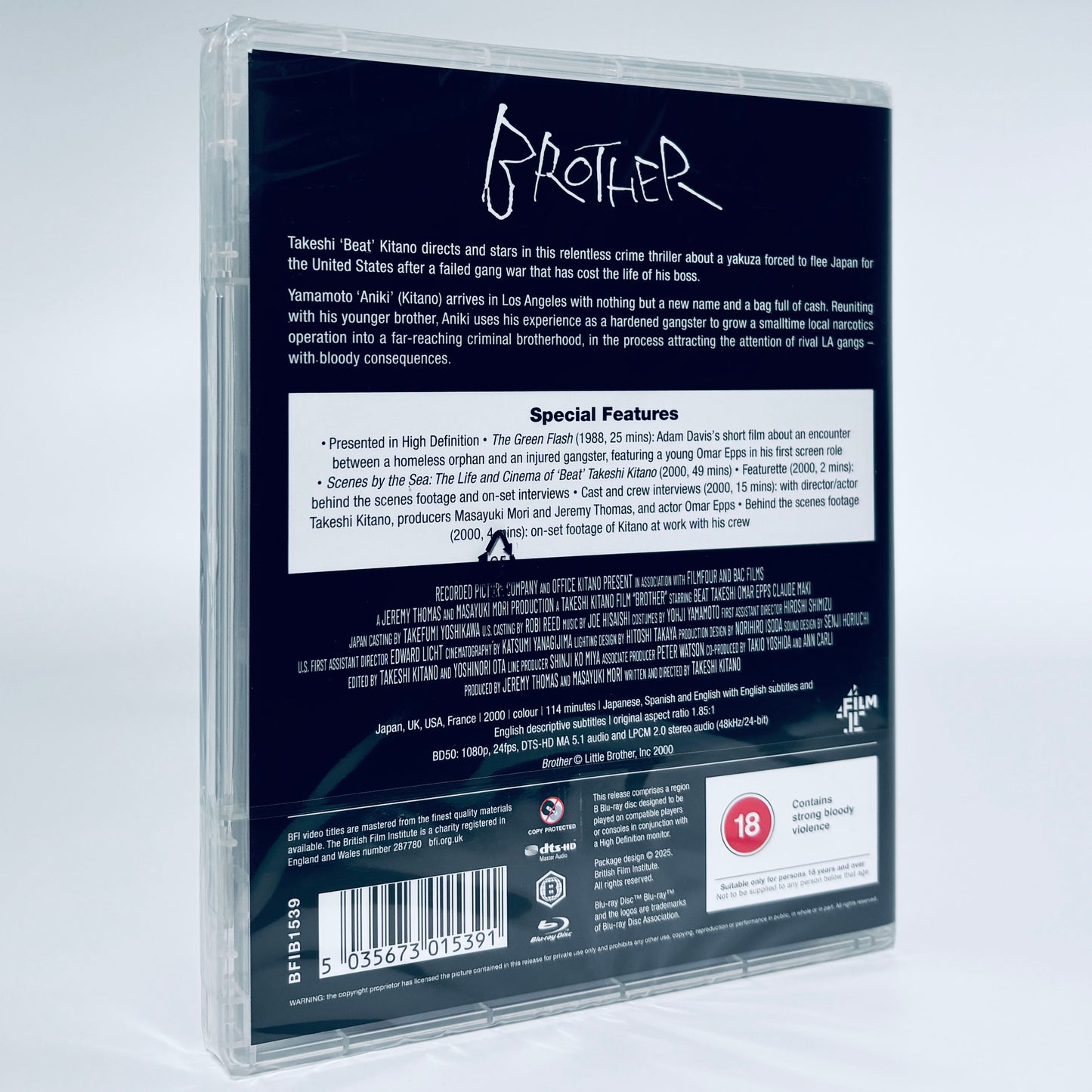 Brother Takeshi Kitano Beat Blu-ray BFI Omar Epps 2000 Japanese Gangster