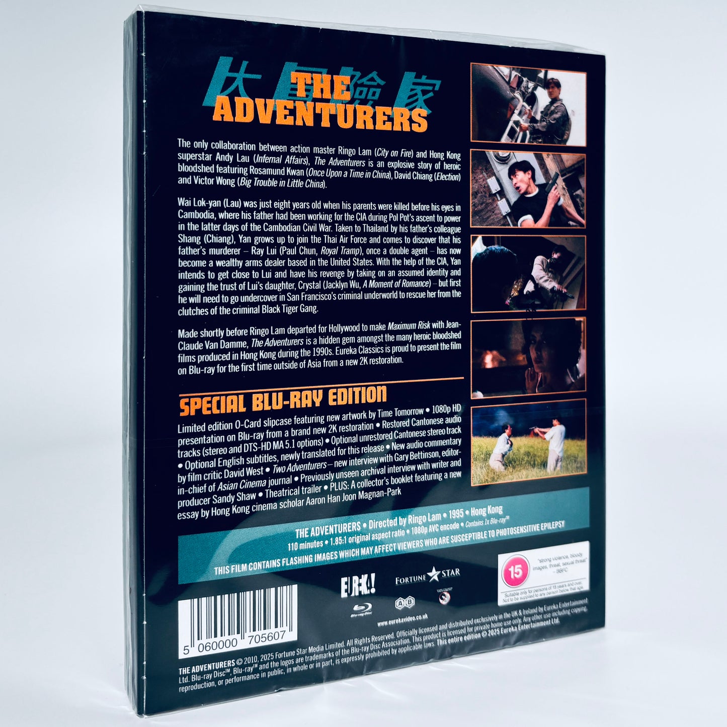 The Adventurers Blu-ray Eureka Ringo Lam 1995 Andy Lau Hong Kong Action