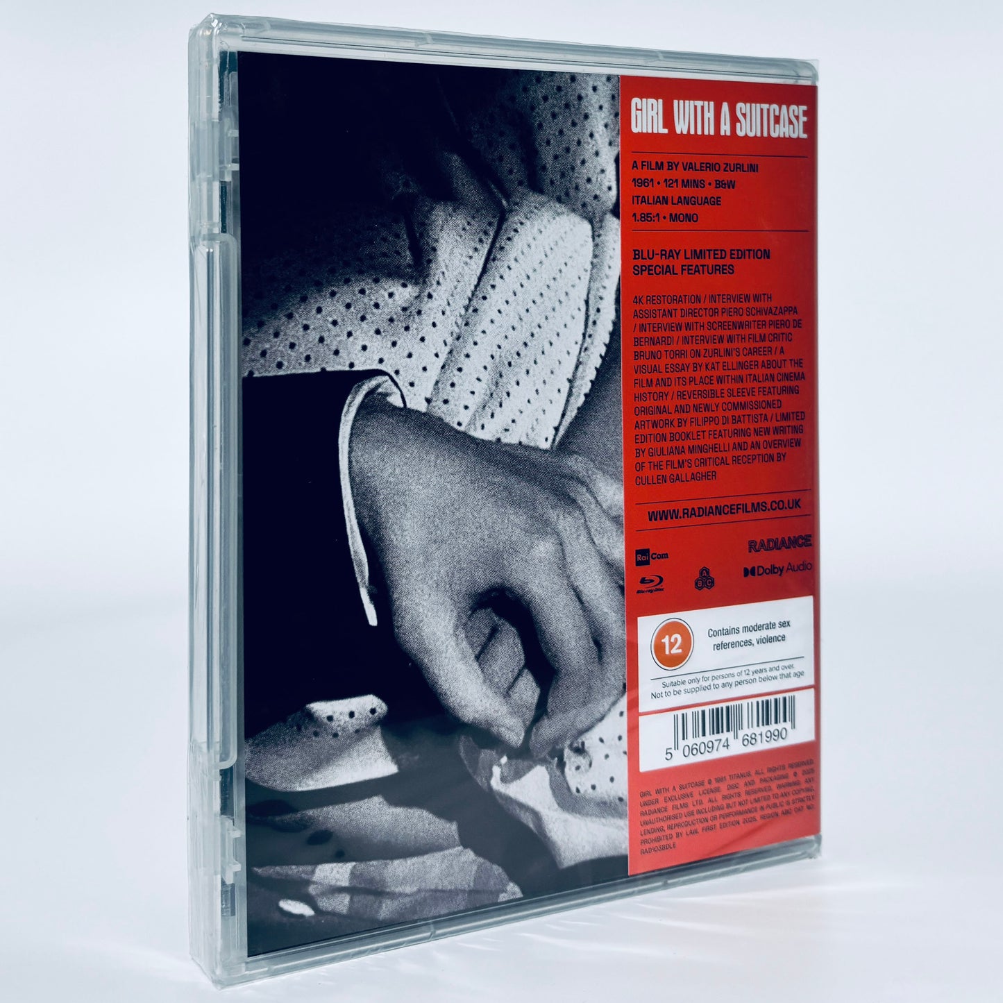 Girl with a Suitcase Blu-ray 1961 Radiance Claudia Cardinale Italian