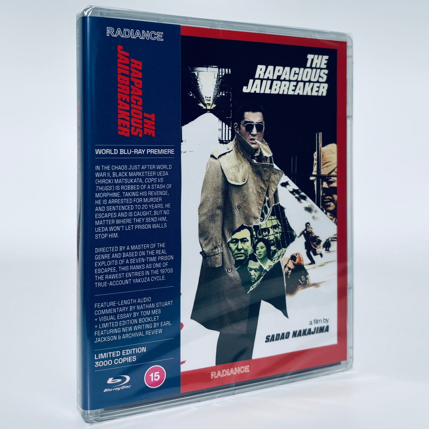 The Rapacious Jailbreaker Blu-ray 1974 Radiance Hiroki Matsukata Sadao Nakajima