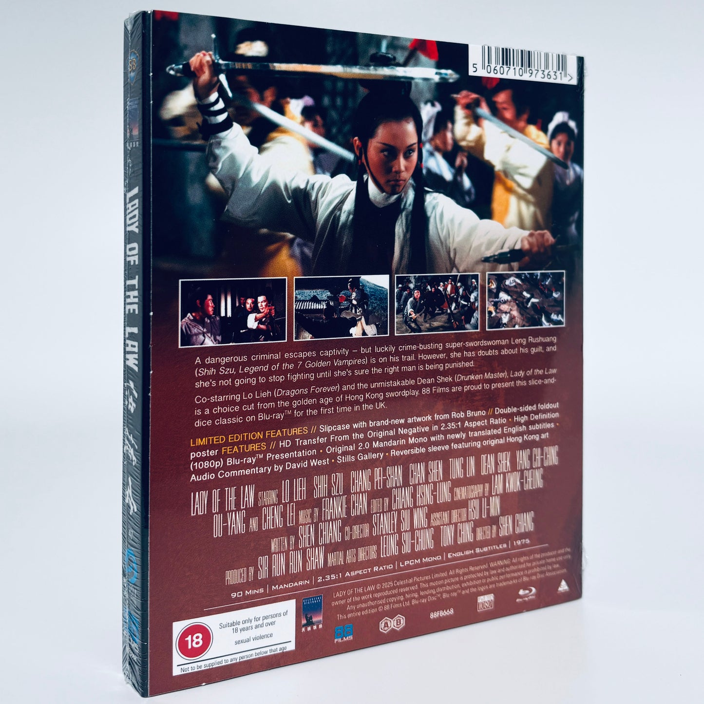 Lady of the Law Blu-ray 88 Films Shaw Brothers Kung Fu Shih Szu Lo Lieh