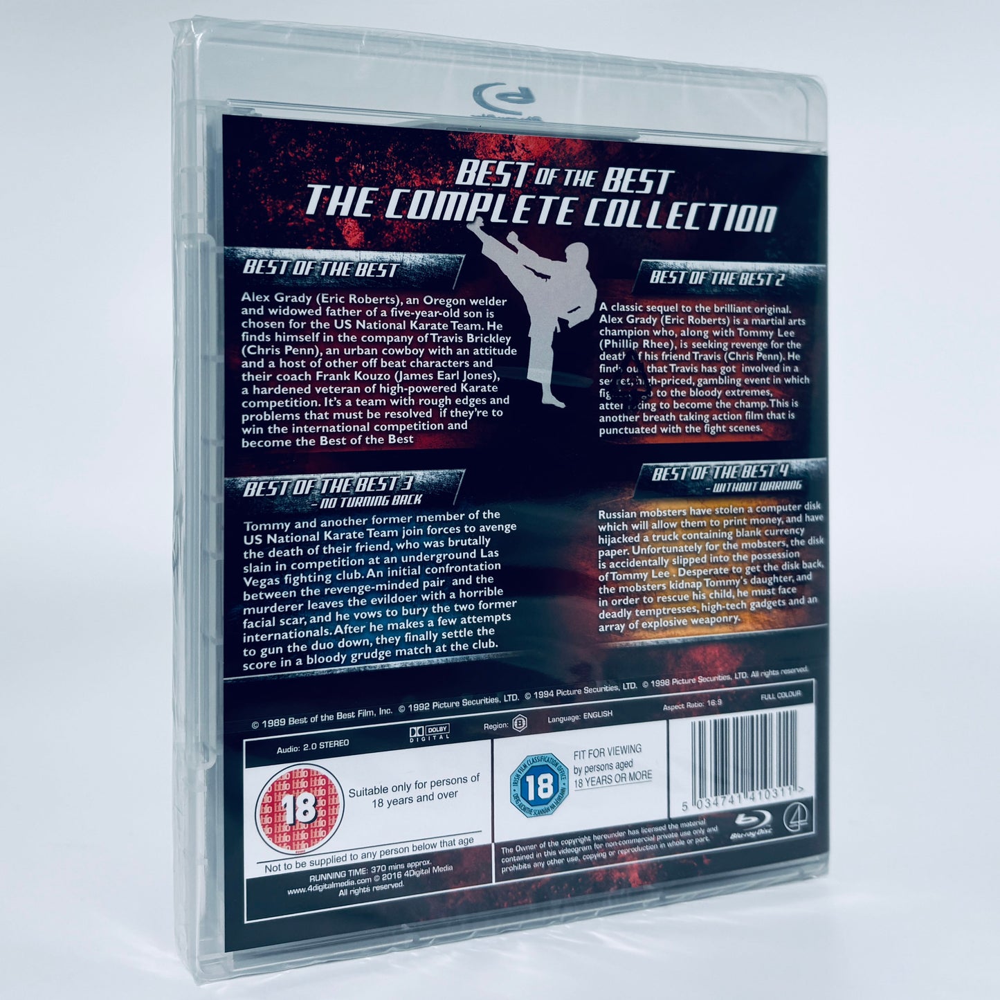 Best of the Best Blu-ray UK II 2 III 3 IV 4 4 Digital Martial Arts Philip Rhee Complete