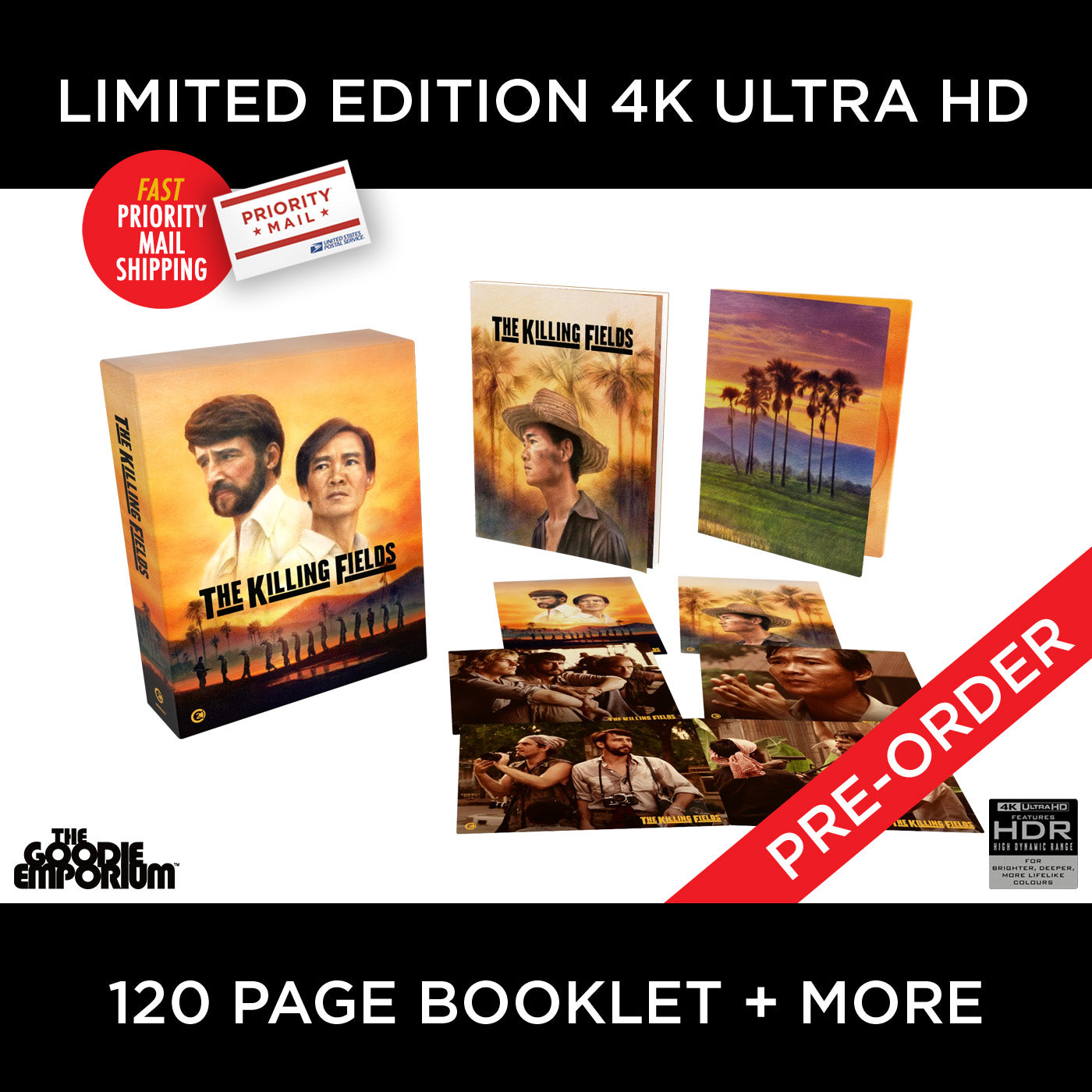 The Killing Fields 4K Ultra HD Blu-ray 1984 Second Sight Limited