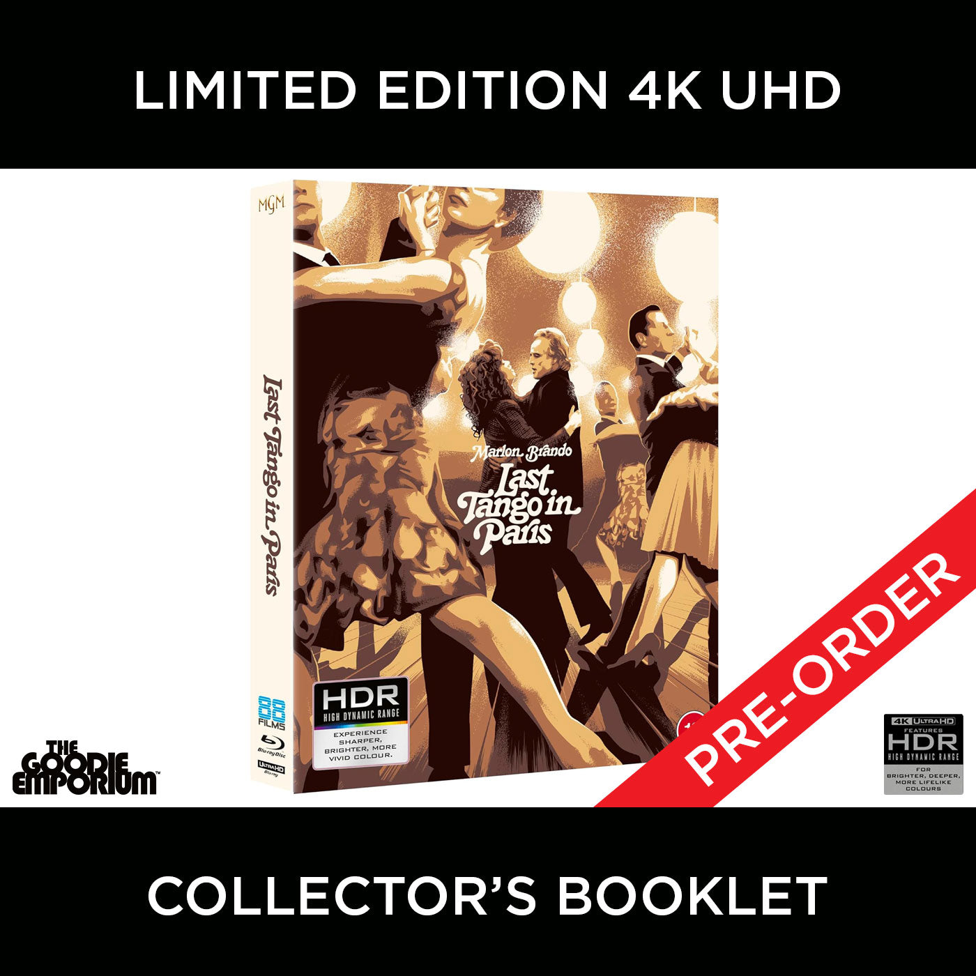 Last Tango in Paris 4K Ultra HD UHD Bernardo Bertolucci Marlon Brando Maria Schneider