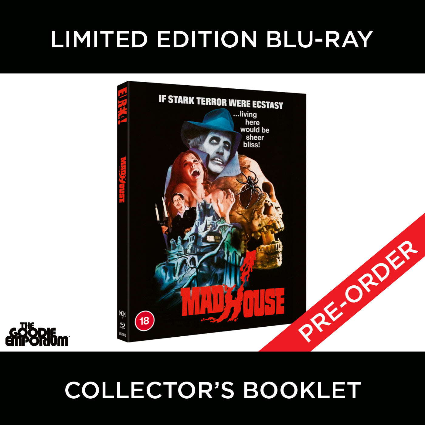 Madhouse Blu-ray Eureka Mad House Peter Cushing Vincent Price 1974