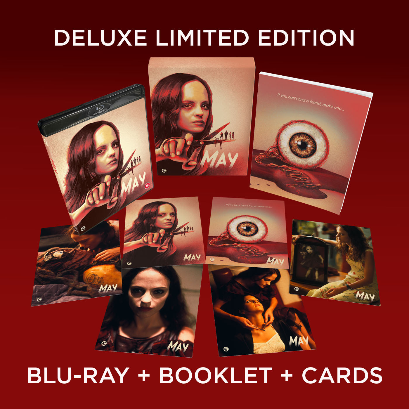 May Limited Edition Lucky McKee Angela Bettis Blu-ray Region B Second Sight