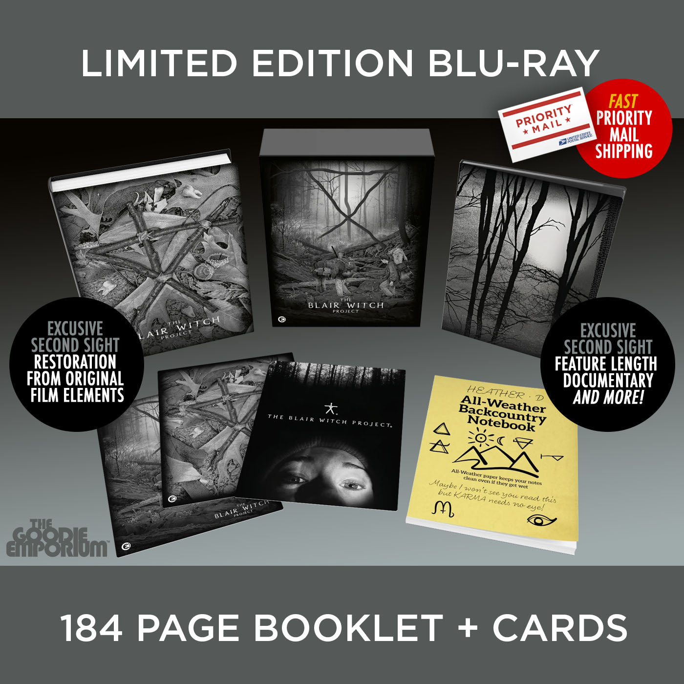 The Blair Witch Project Blu-ray 2-Disc Limited Edition Second Sight 1999