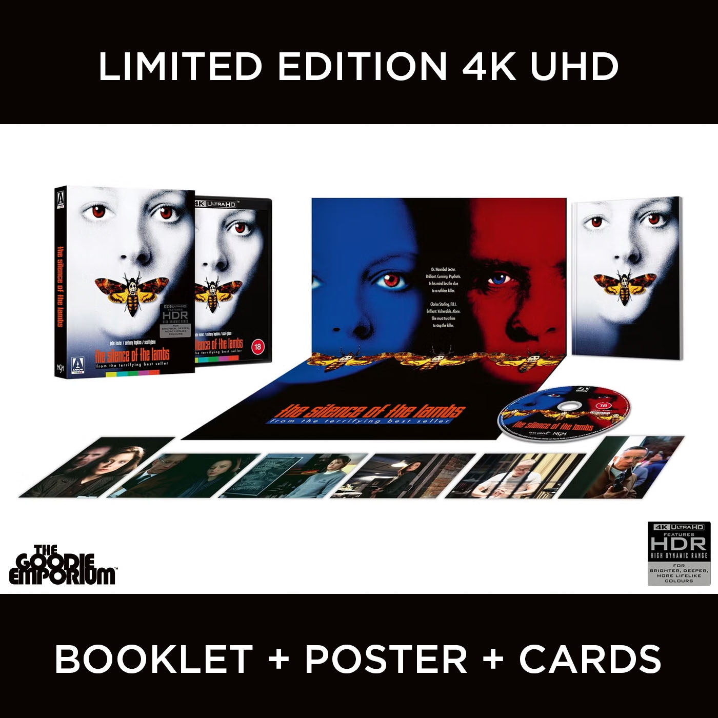 Silence of the Lambs UHD 4K Arrow Films Ultra HD Blu-ray UK
