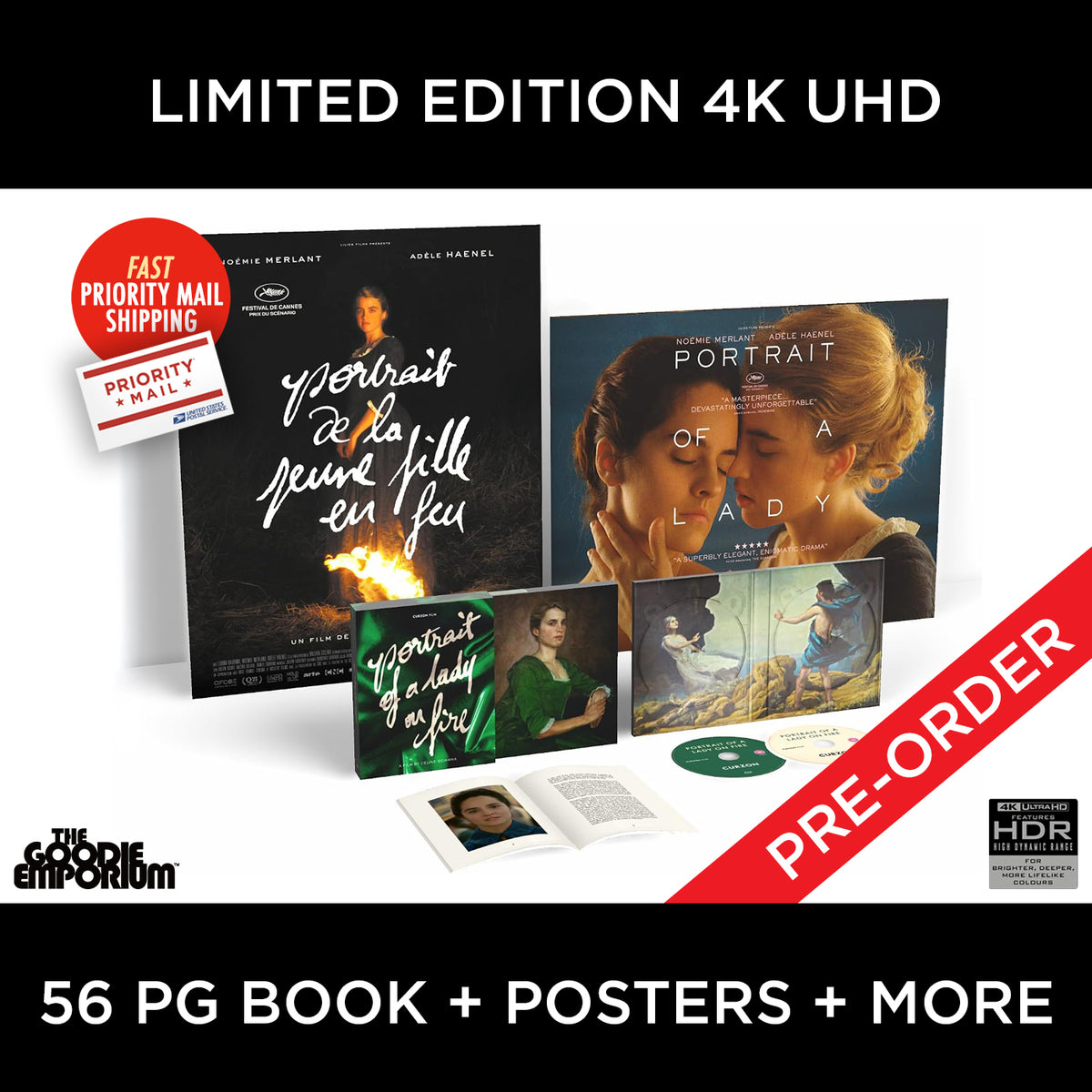 Portrait of a Lady on Fire 4K Ultra HD Blu-ray Céline Sciamma Noémie Merlant Adèle Haenel
