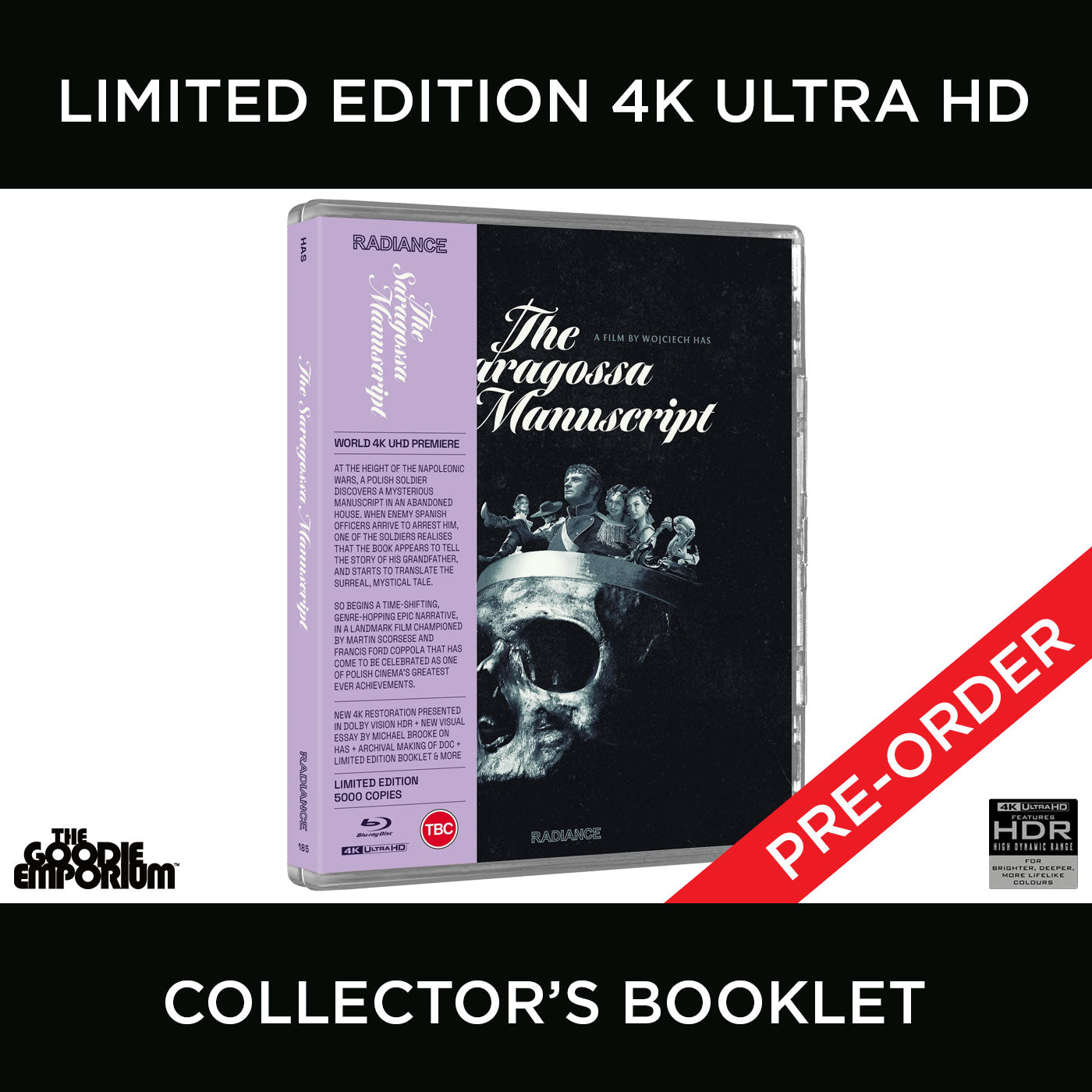 The Saragossa Manuscript Blu-ray 1965 Radiance Wojciech Jerzy Has