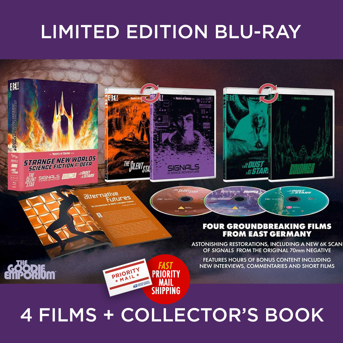 Strange New Worlds Science Fiction at DEFA Blu-ray Eureka Silent Star Signals