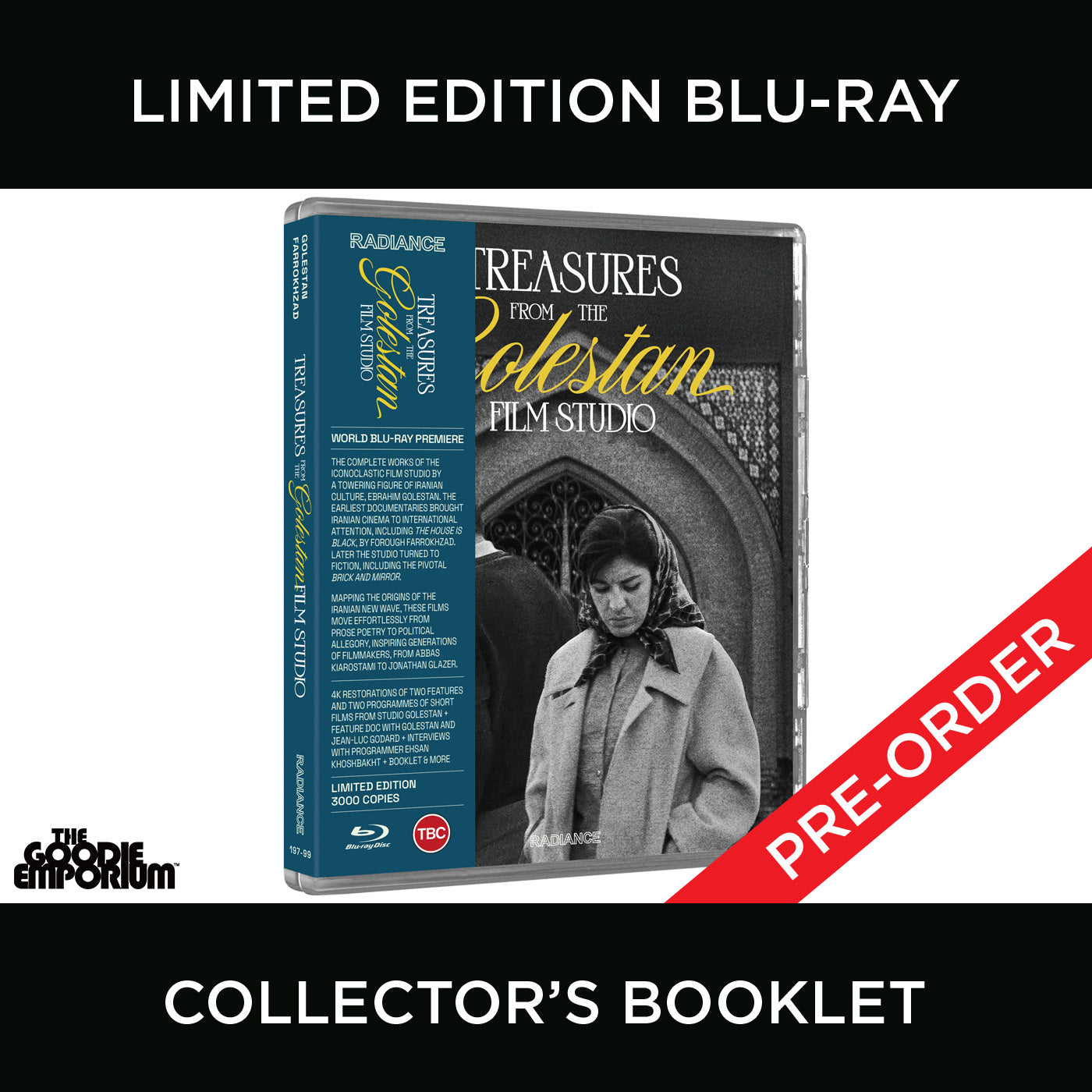 Treasures from the Golestan Film Studio Blu-ray Radiance House Is Black Brick and Mirror Iran