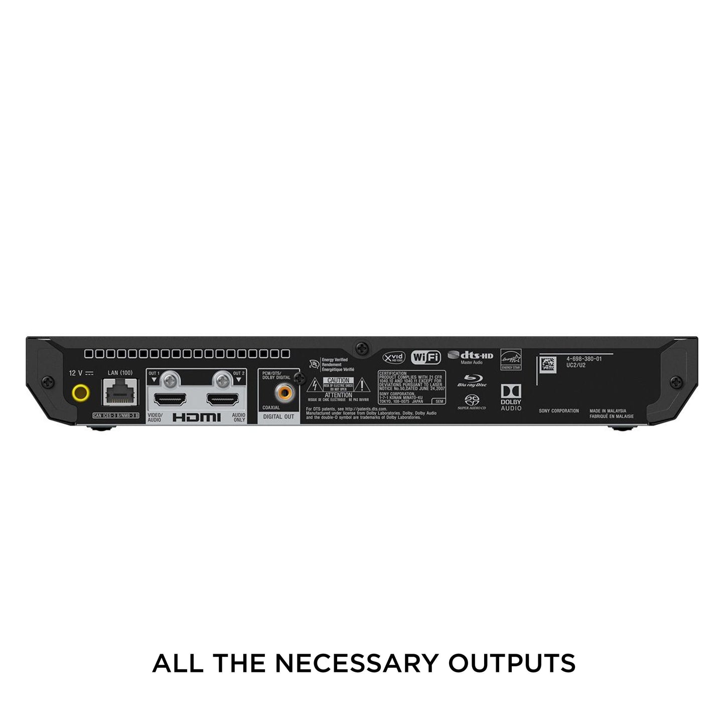 Sony UBP-X700 Region Free 4K UHD Blu-ray Player Asian Movie DVD 3D Modified