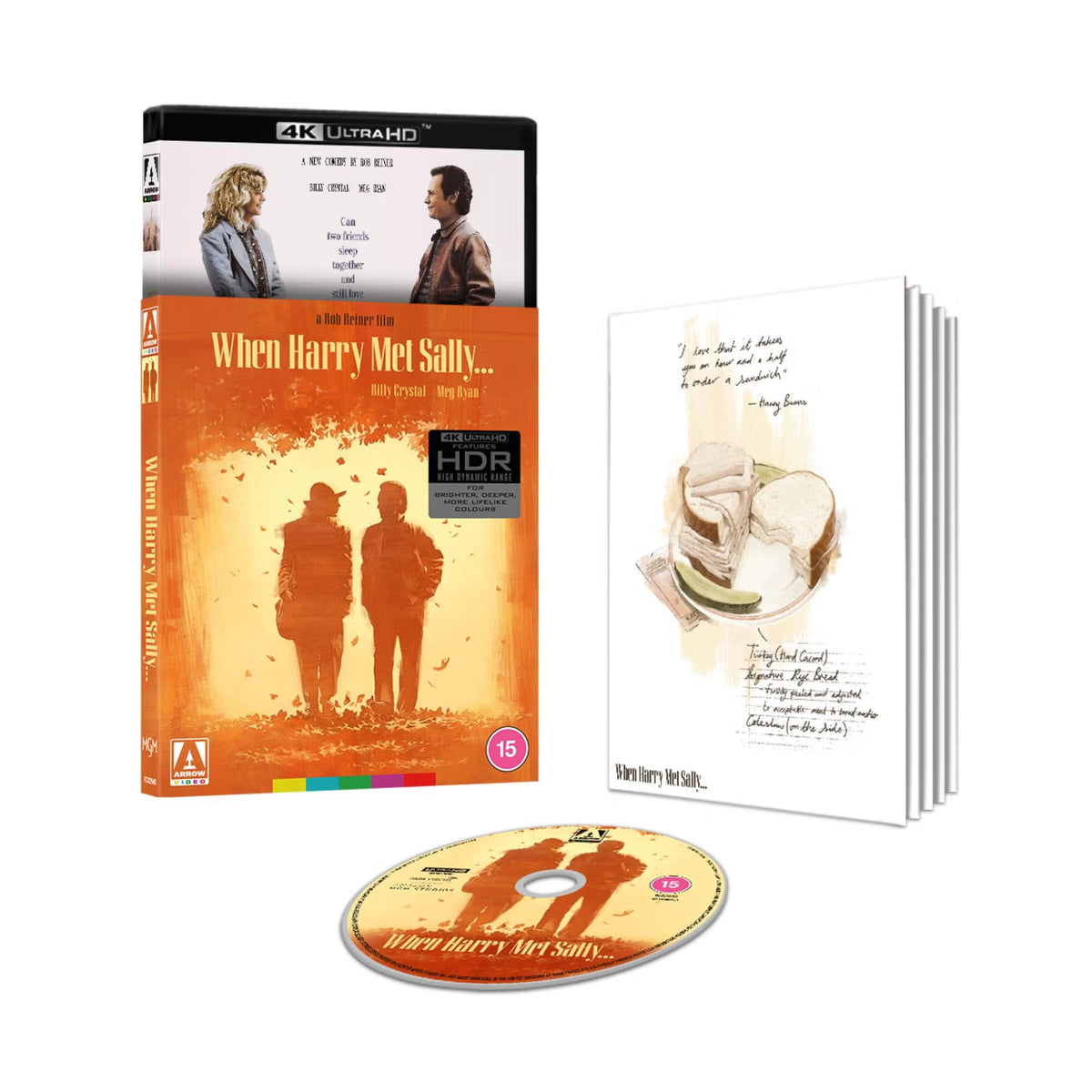 When Harry Met Sally Ultra HD Blu-ray UHD 1989 Arrow Rob Reiner Billy Crystal Meg Ryan