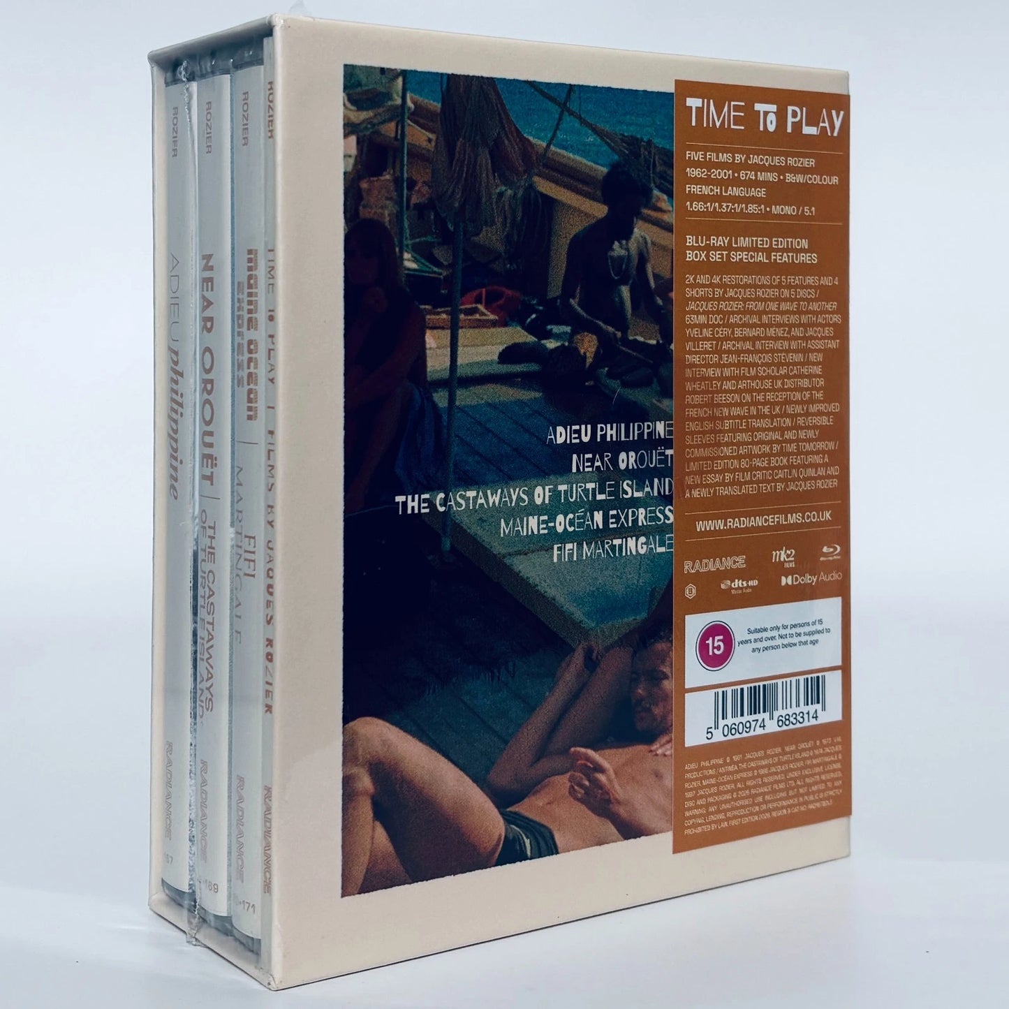 Time to Play Films by Jacques Rozier Blu-ray Radiance Adieu Philippine Near Orouët The Castaways of Turtle Island